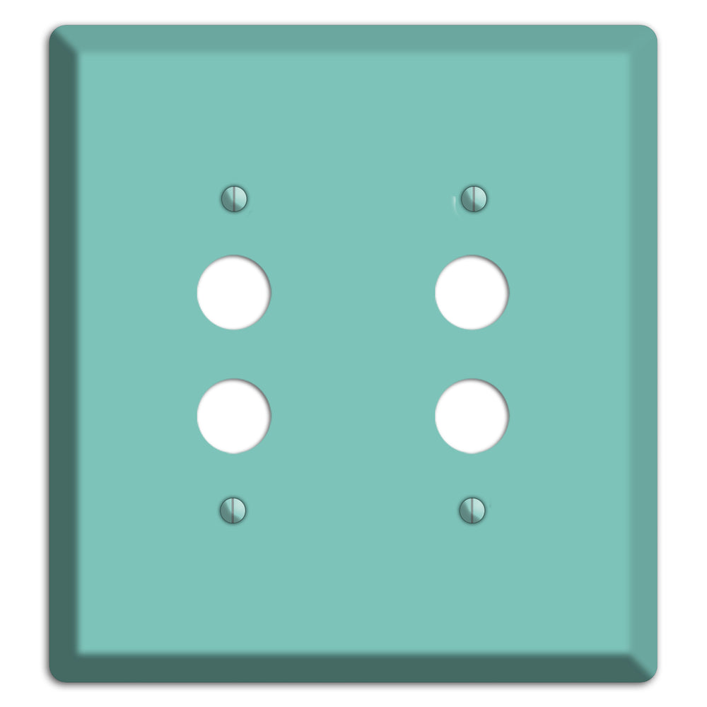 Baxter Seafoam 2 Pushbutton Wallplate
