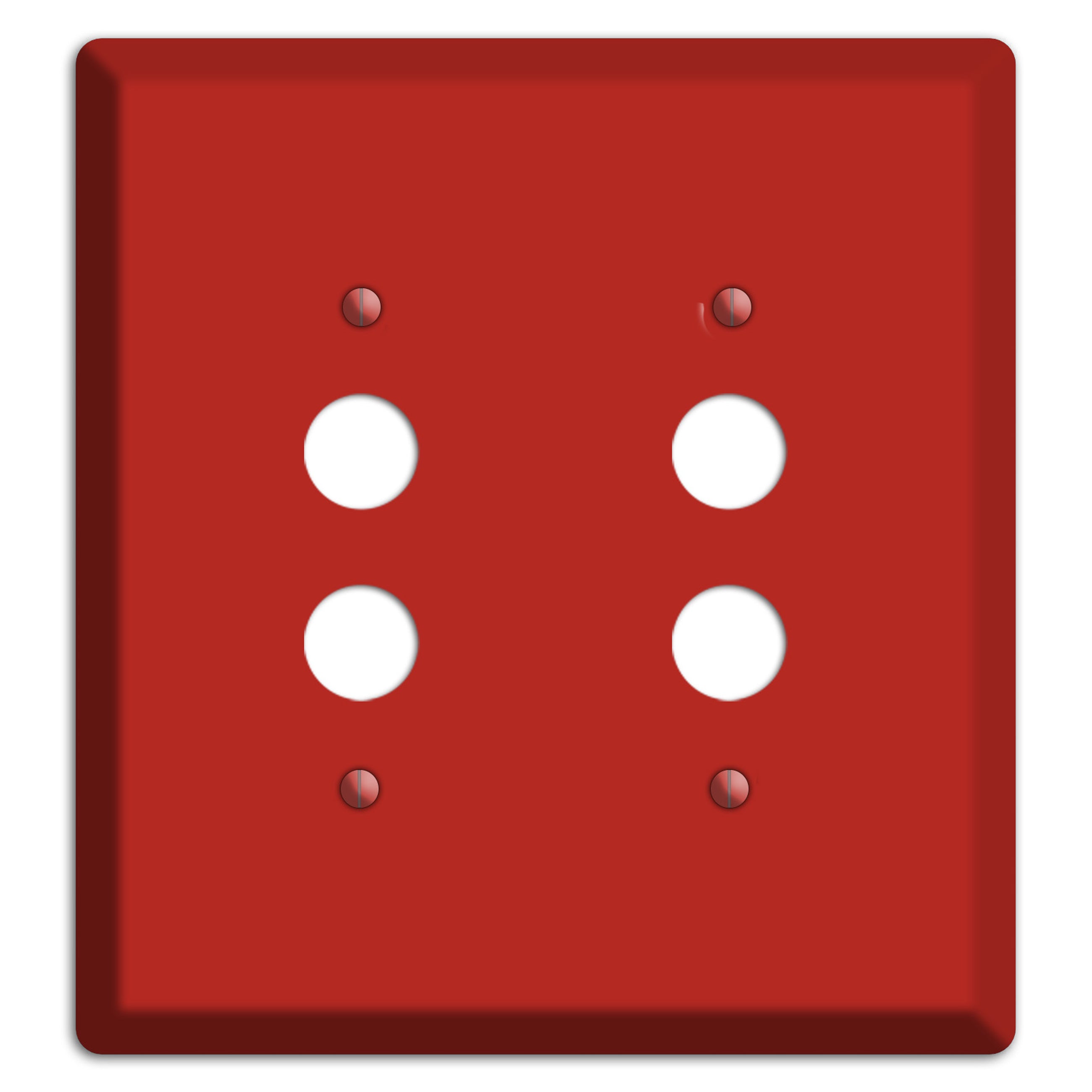 Baxter Paprika 2 Pushbutton Wallplate