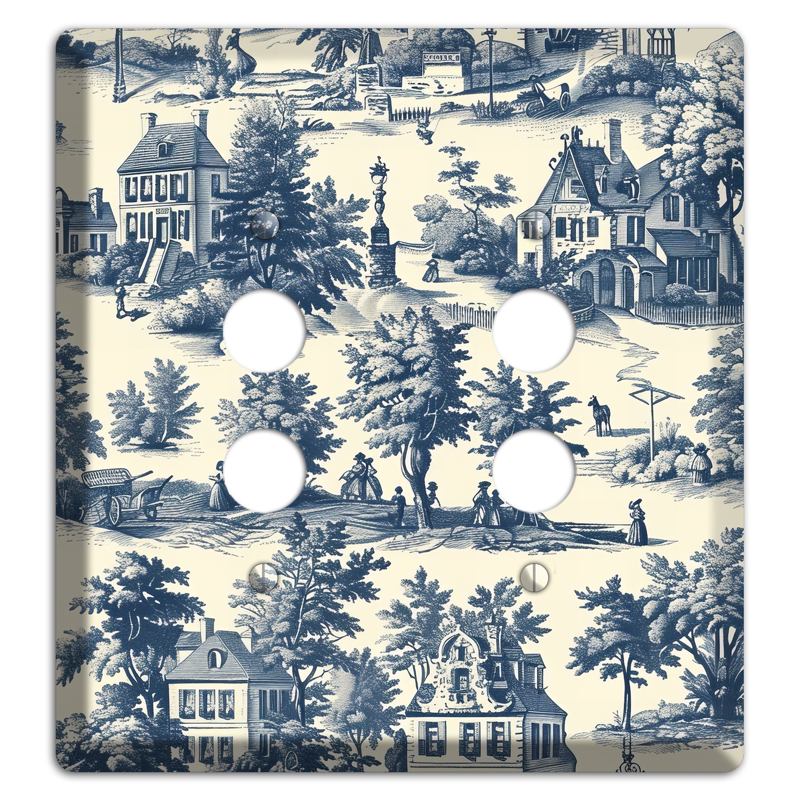 Village & Volley 2 Pushbutton Wallplate