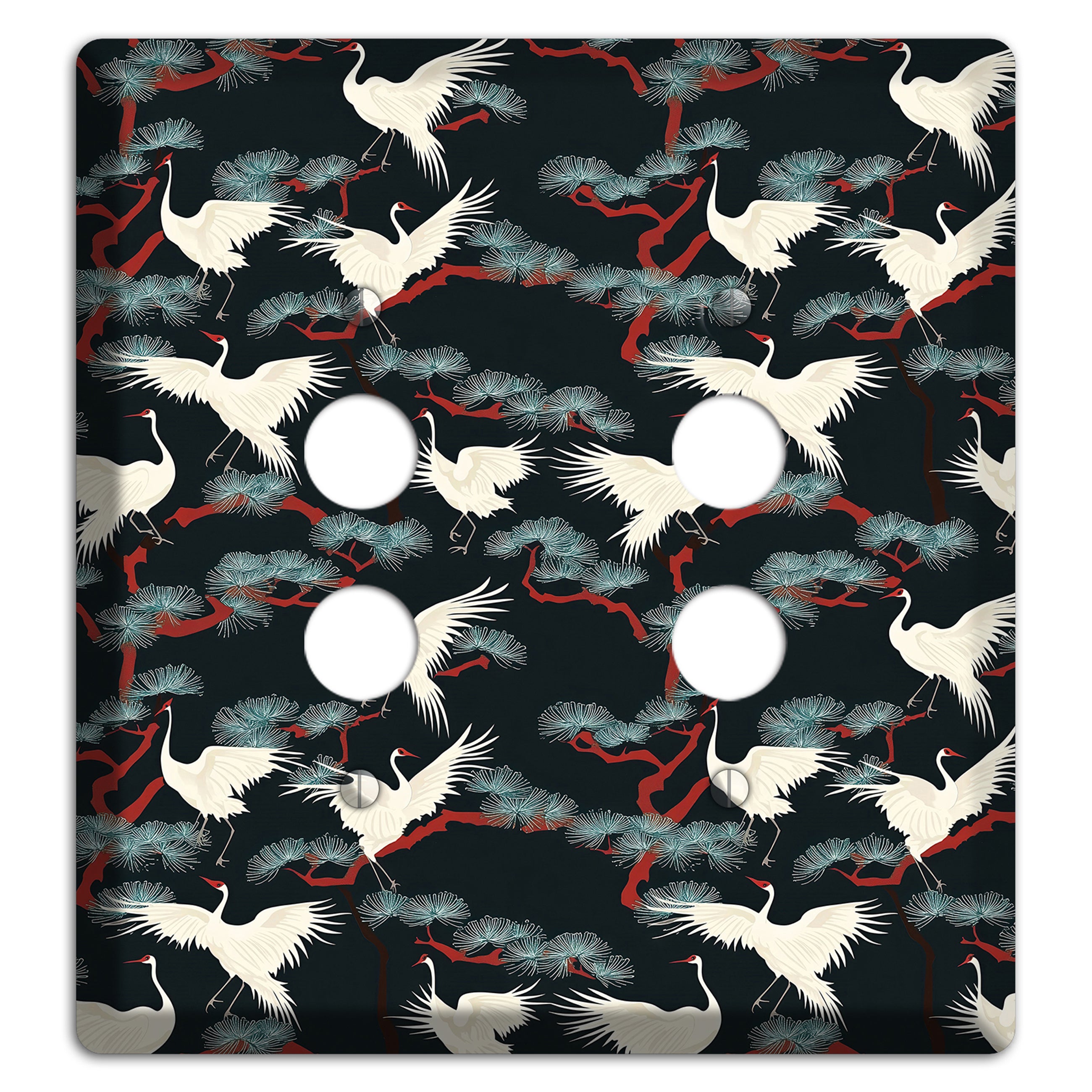 Obsidian Pine Vigil 2 Pushbutton Wallplate
