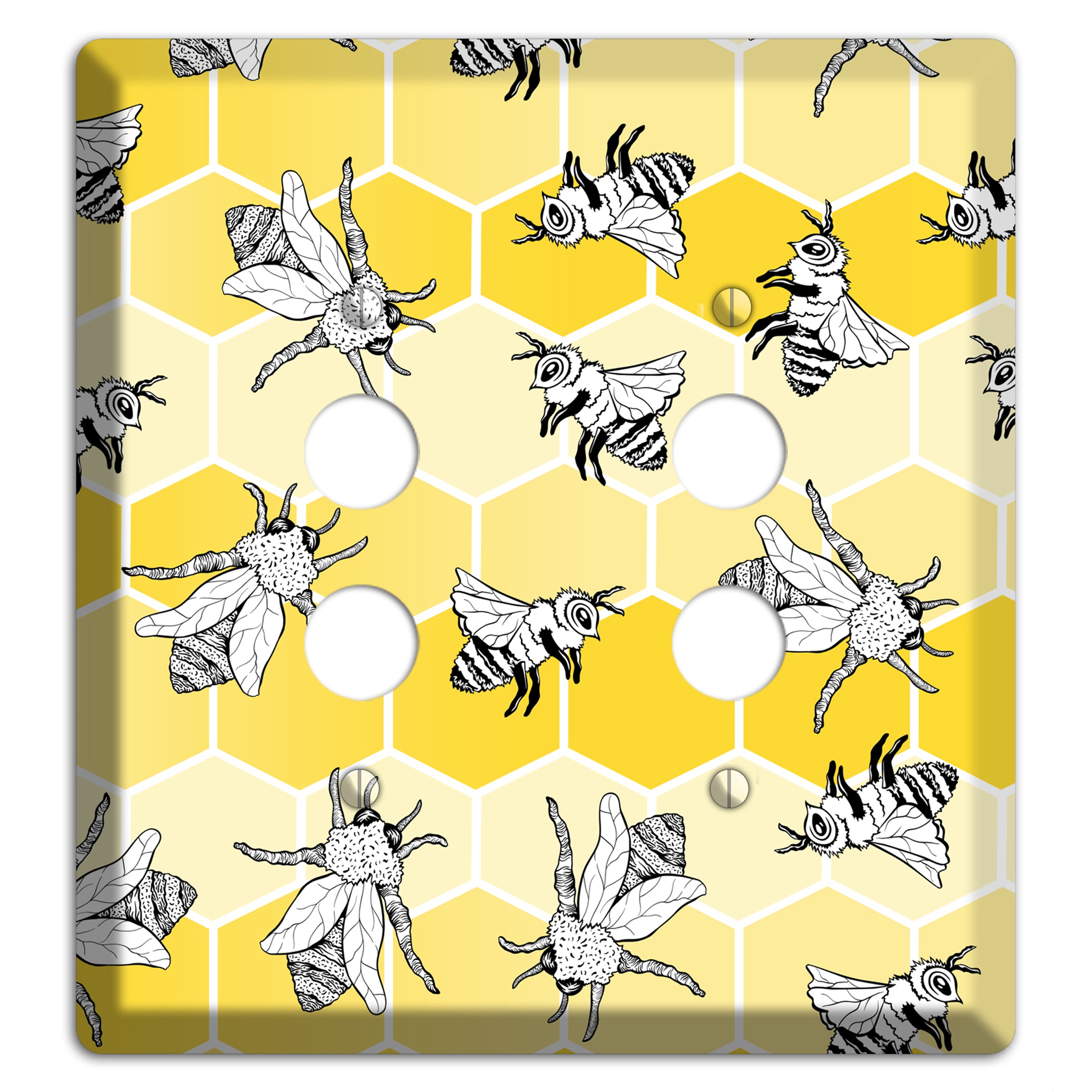 Hive Mind Scatter 2 Pushbutton Wallplate