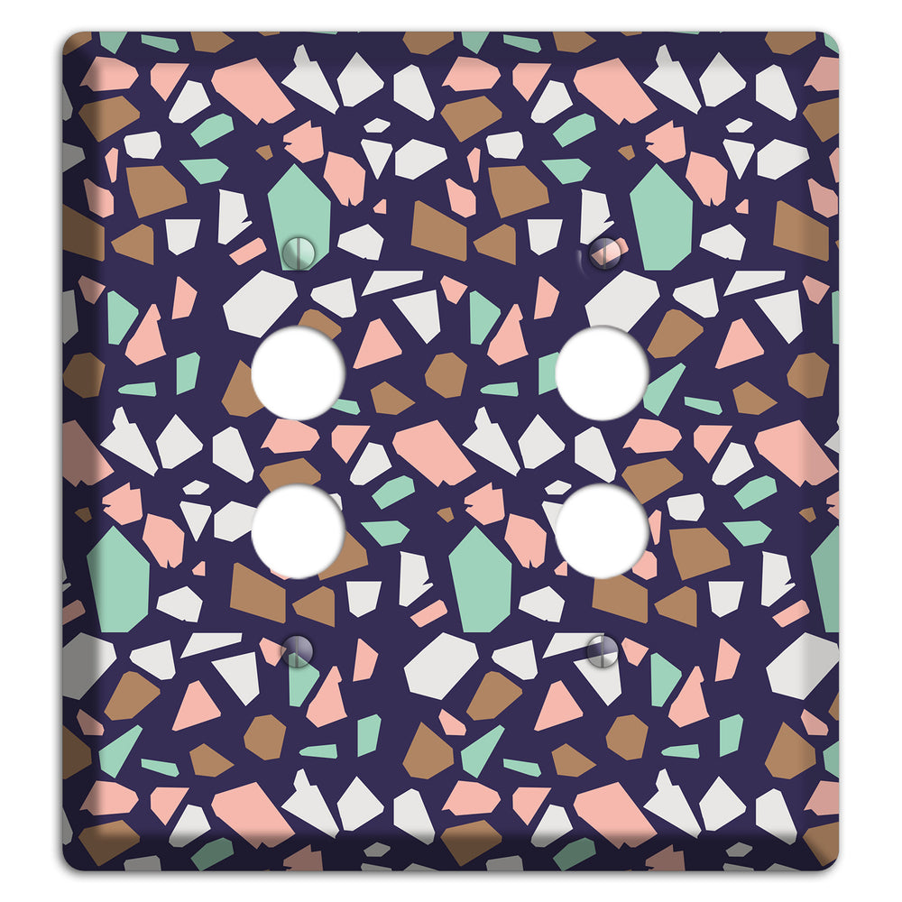 Midnight Mosaic 2 Pushbutton Wallplate