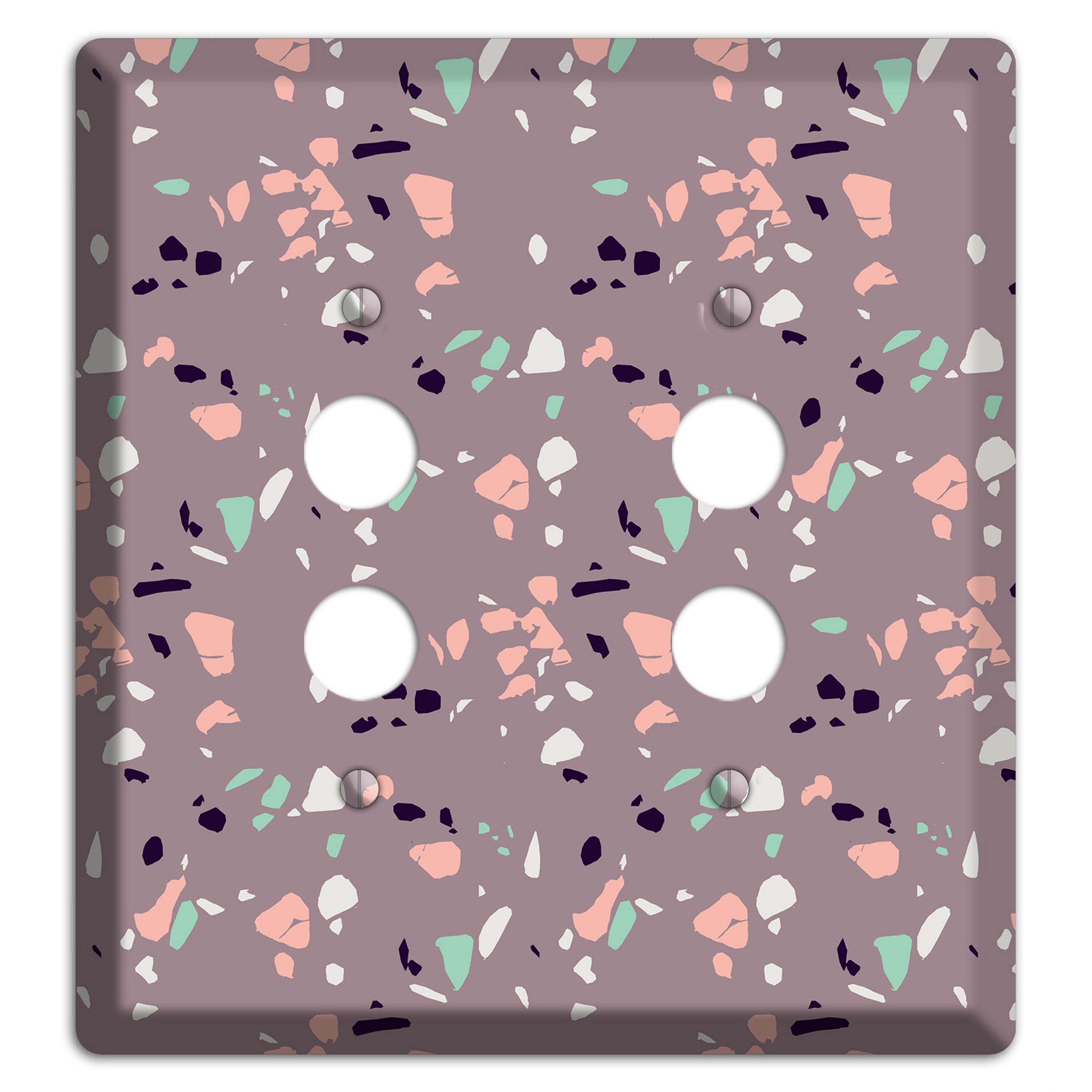 Orchid Dust 2 Pushbutton Wallplate