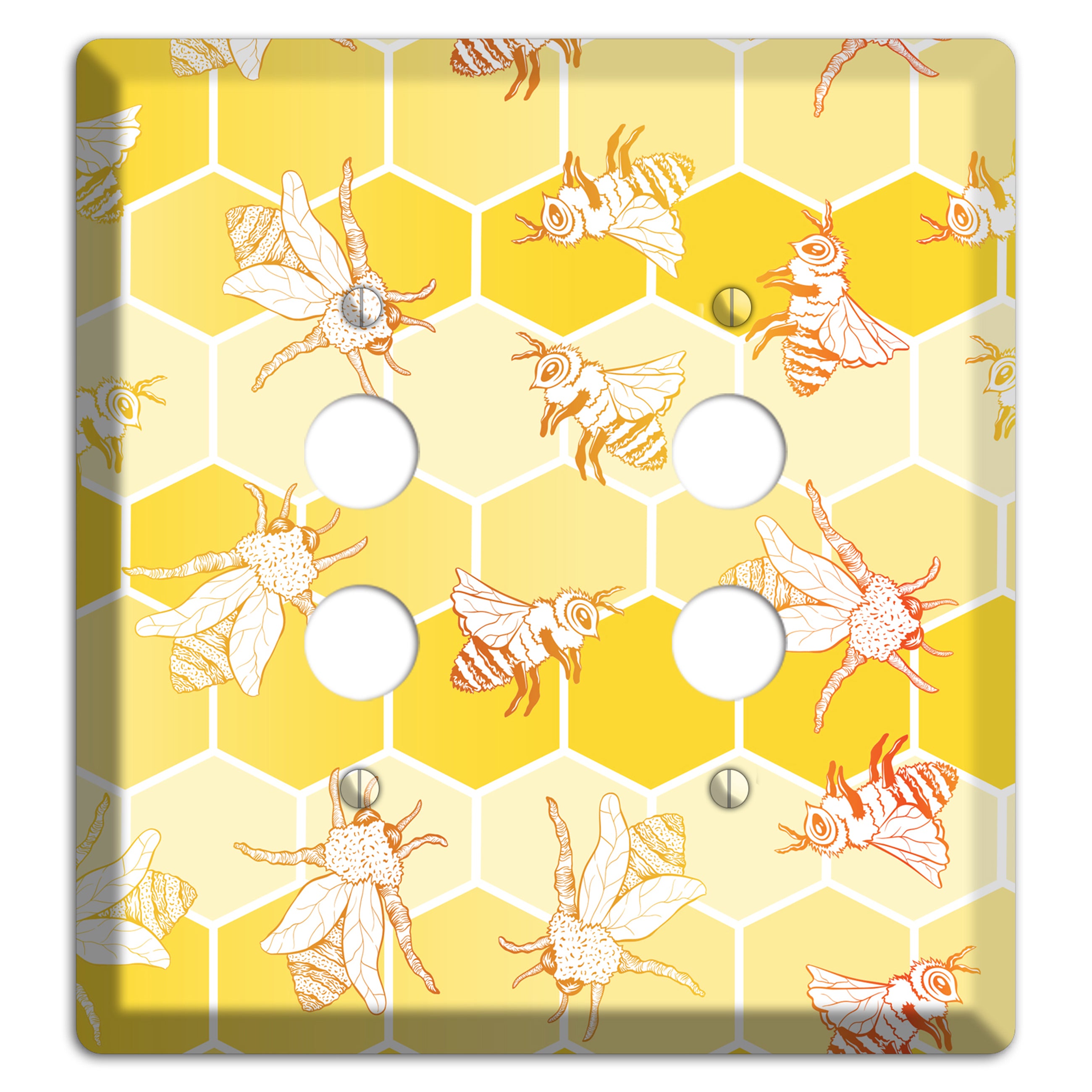 Hive & Flutter 2 Pushbutton Wallplate