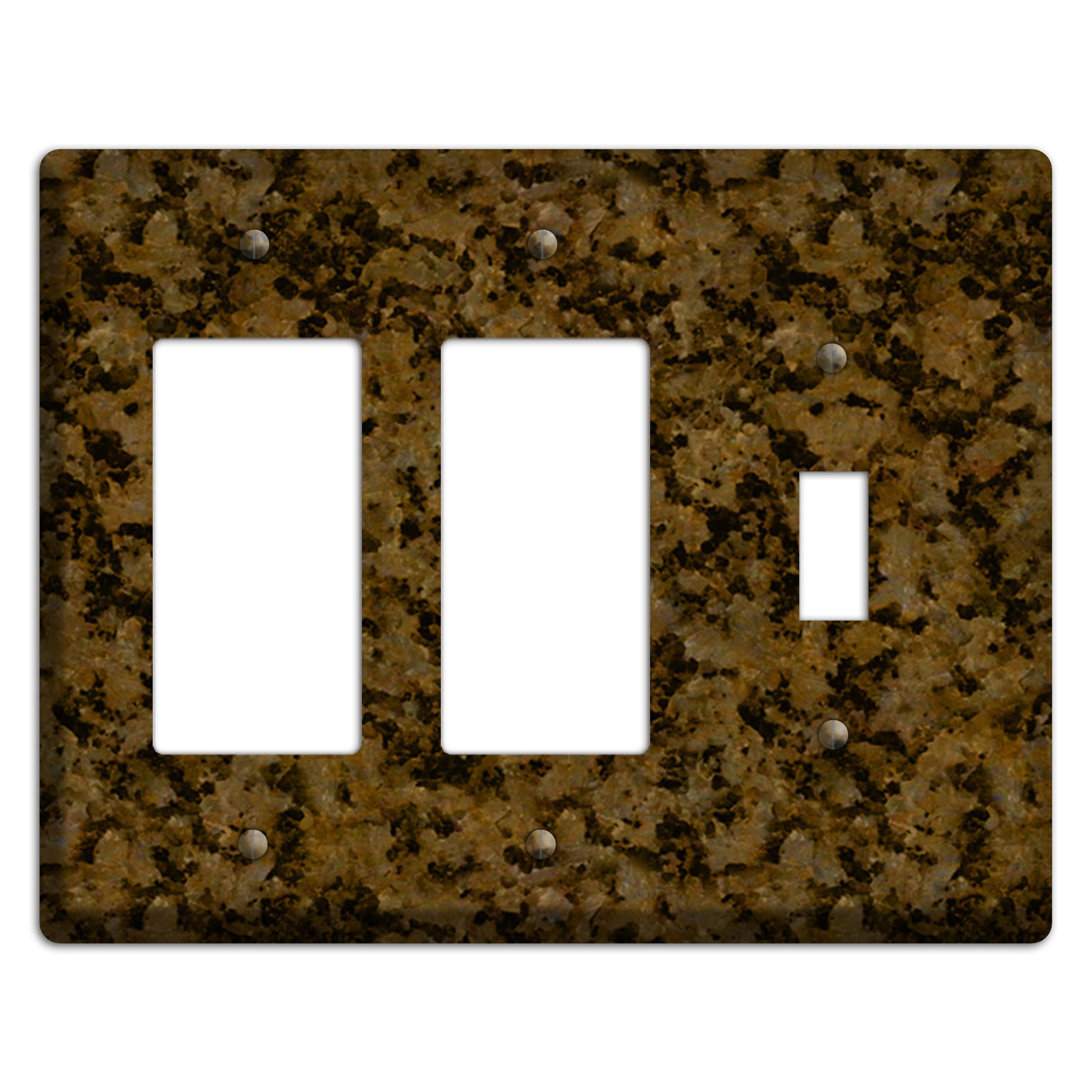 Tropic Brown Granite 2 Rocker / Toggle Wallplate