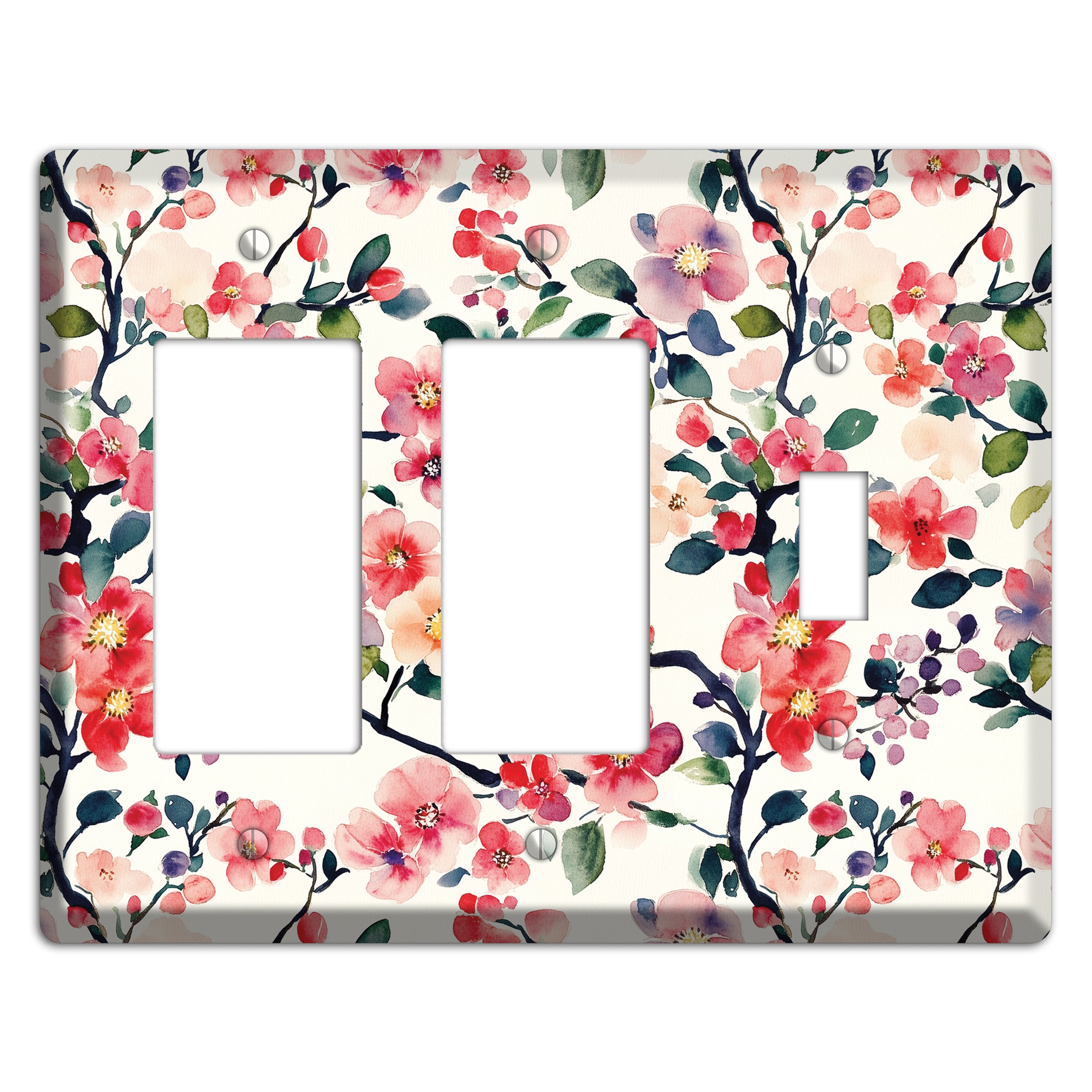 Blossom & Bough 2 Rocker / Toggle Wallplate