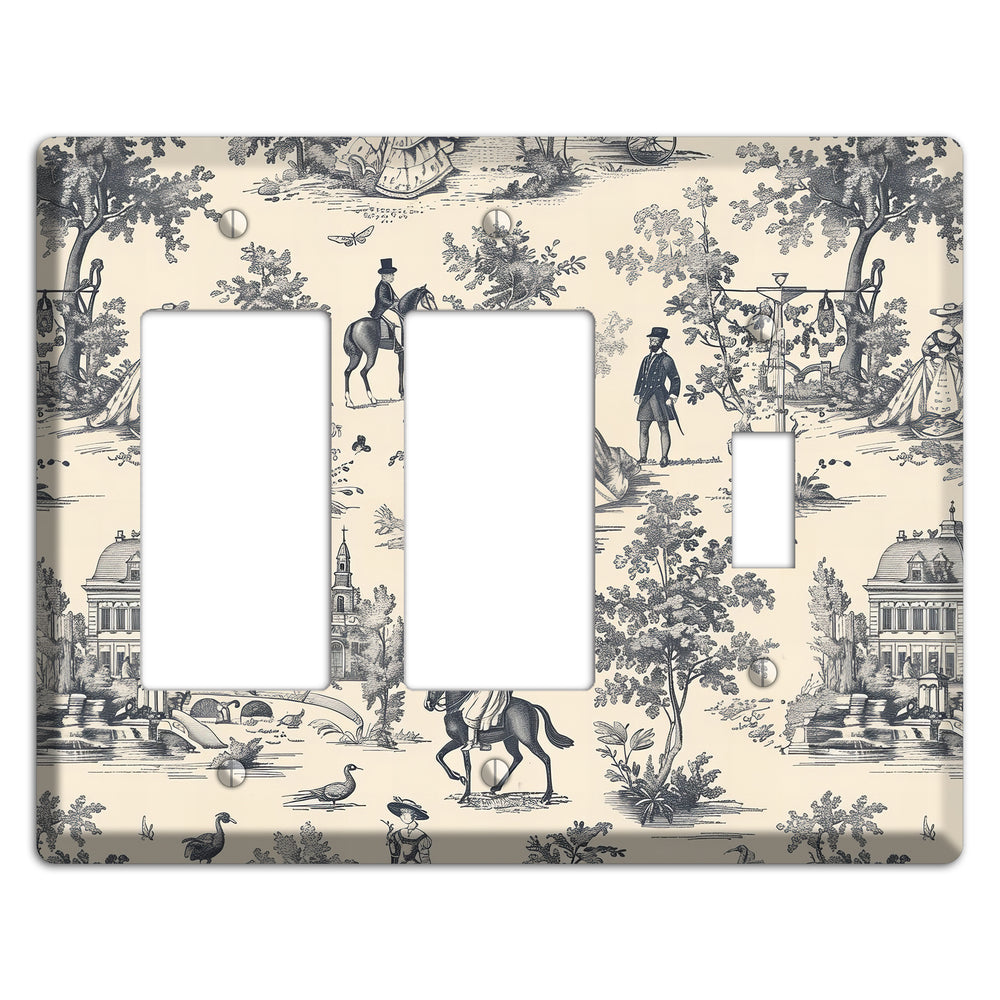 Country Estate Promenade 2 Rocker / Toggle Wallplate