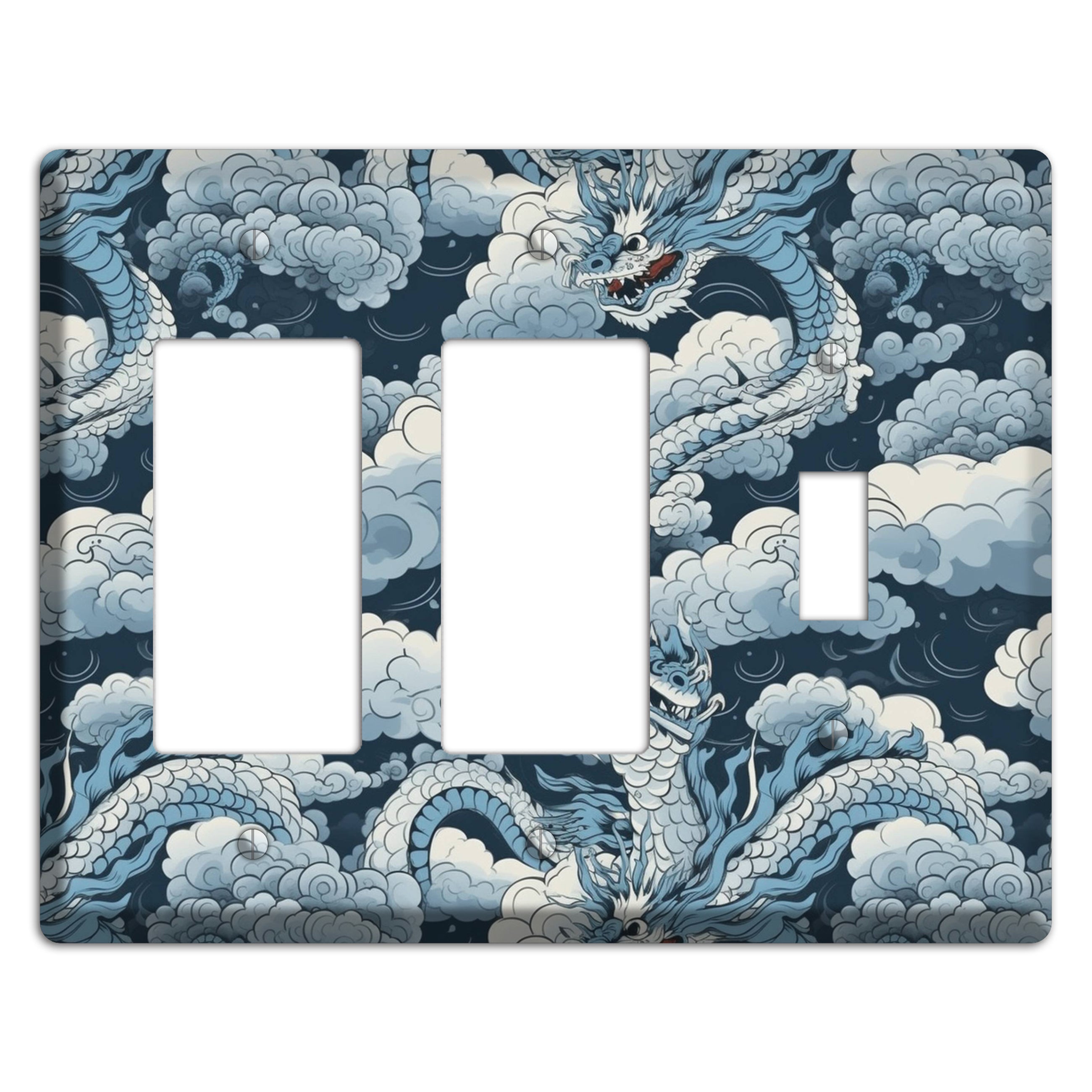 Storm Serpent Rising 2 Rocker / Toggle Wallplate