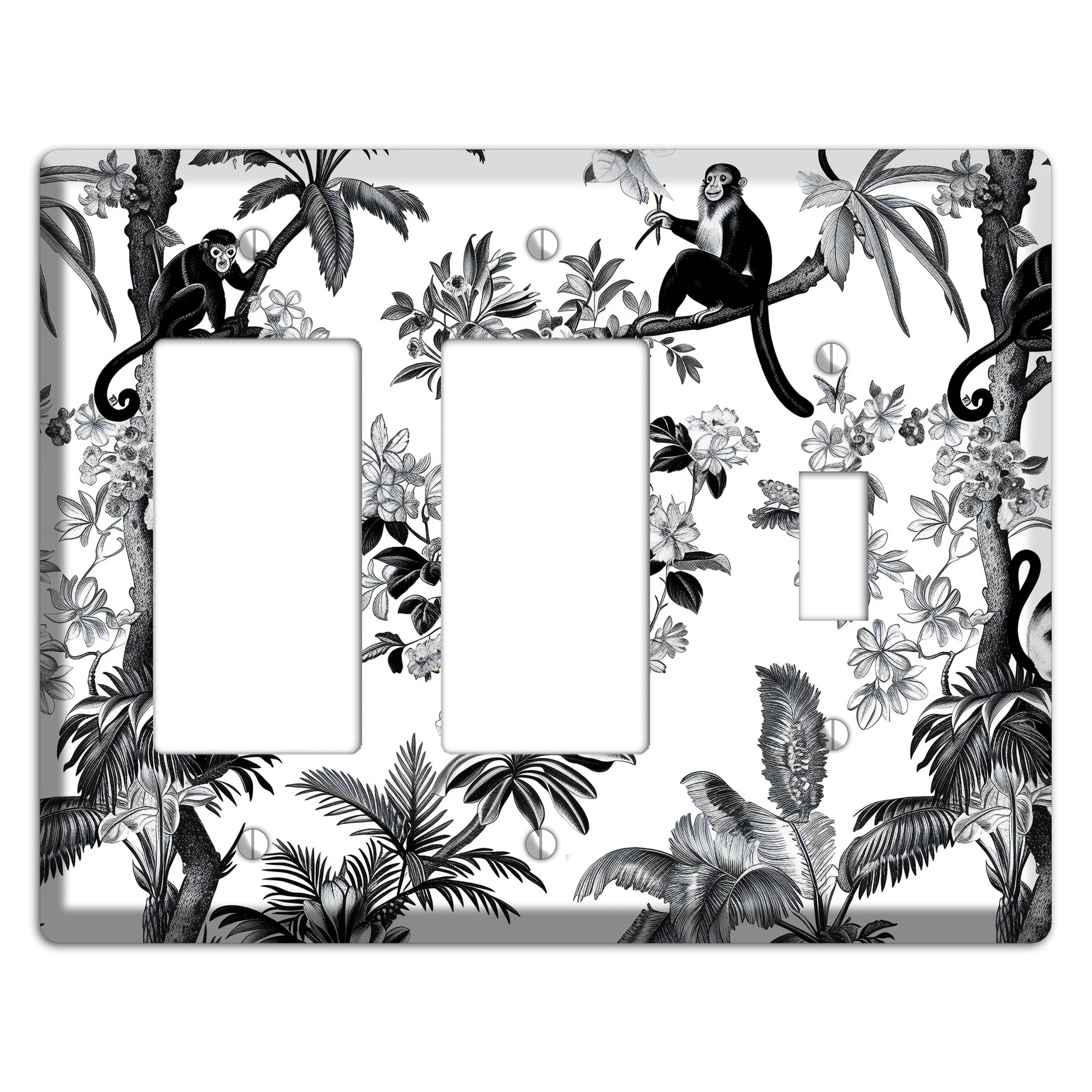 Canopy & Curl 2 Rocker / Toggle Wallplate