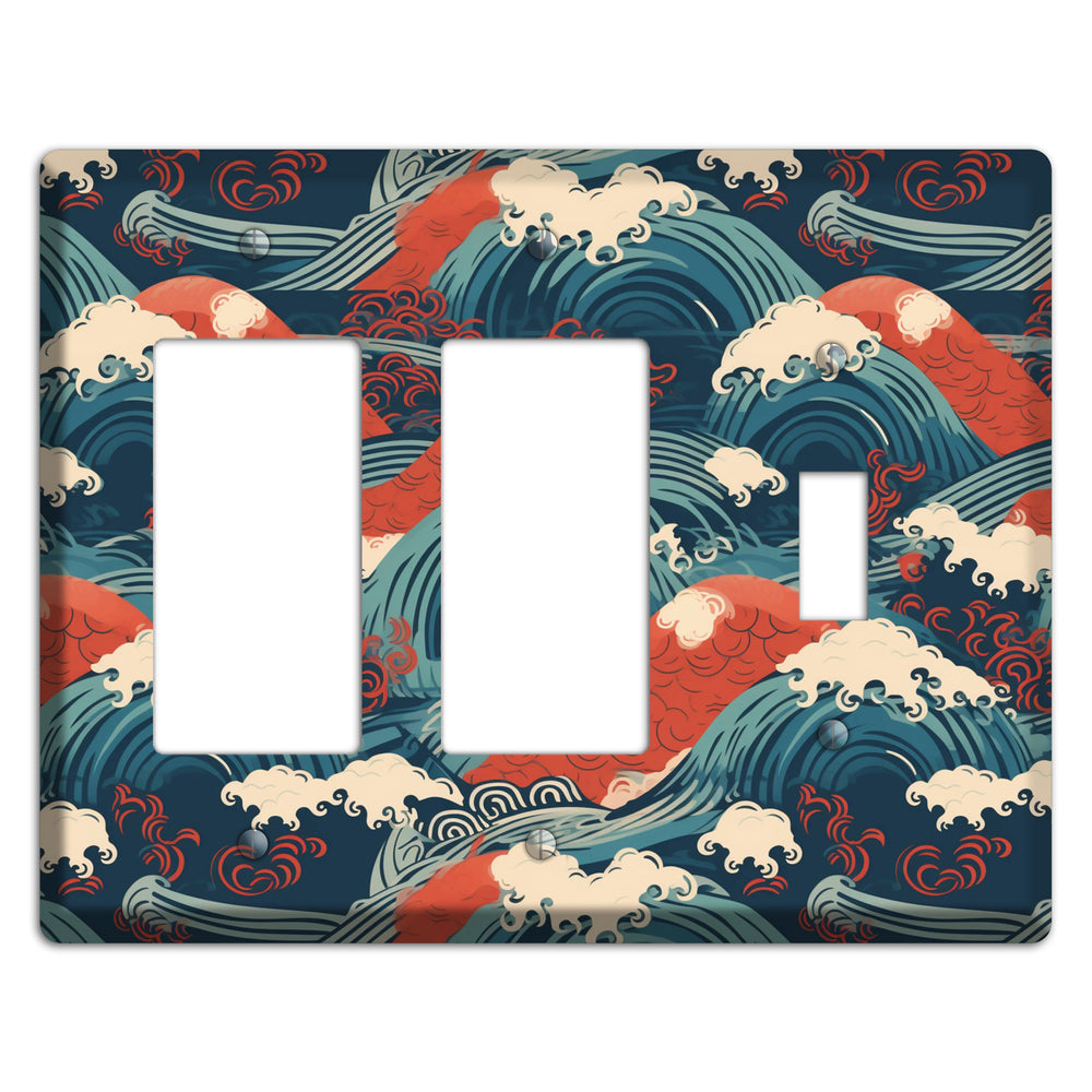 Koi & Tempest 2 Rocker / Toggle Wallplate