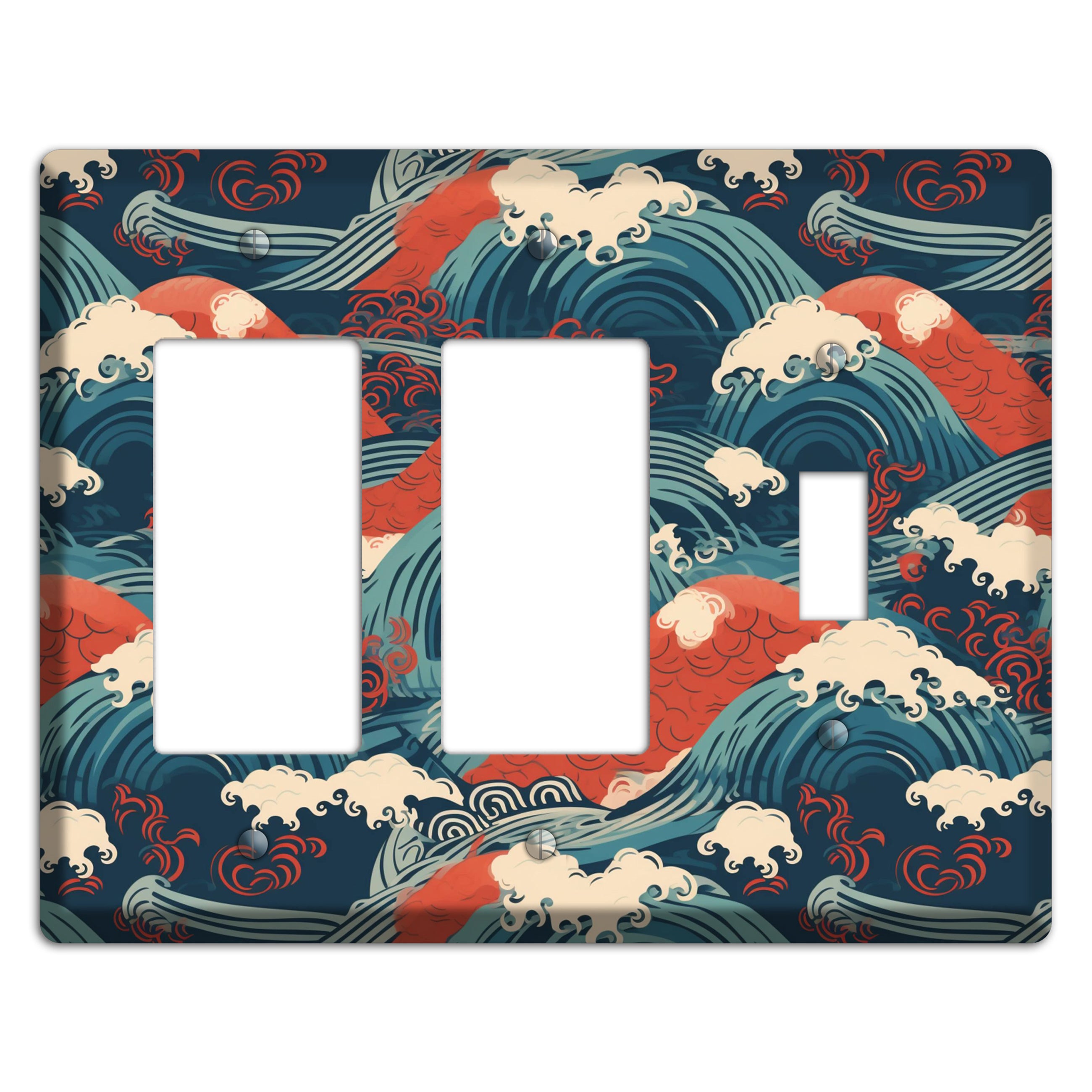 Koi & Tempest 2 Rocker / Toggle Wallplate