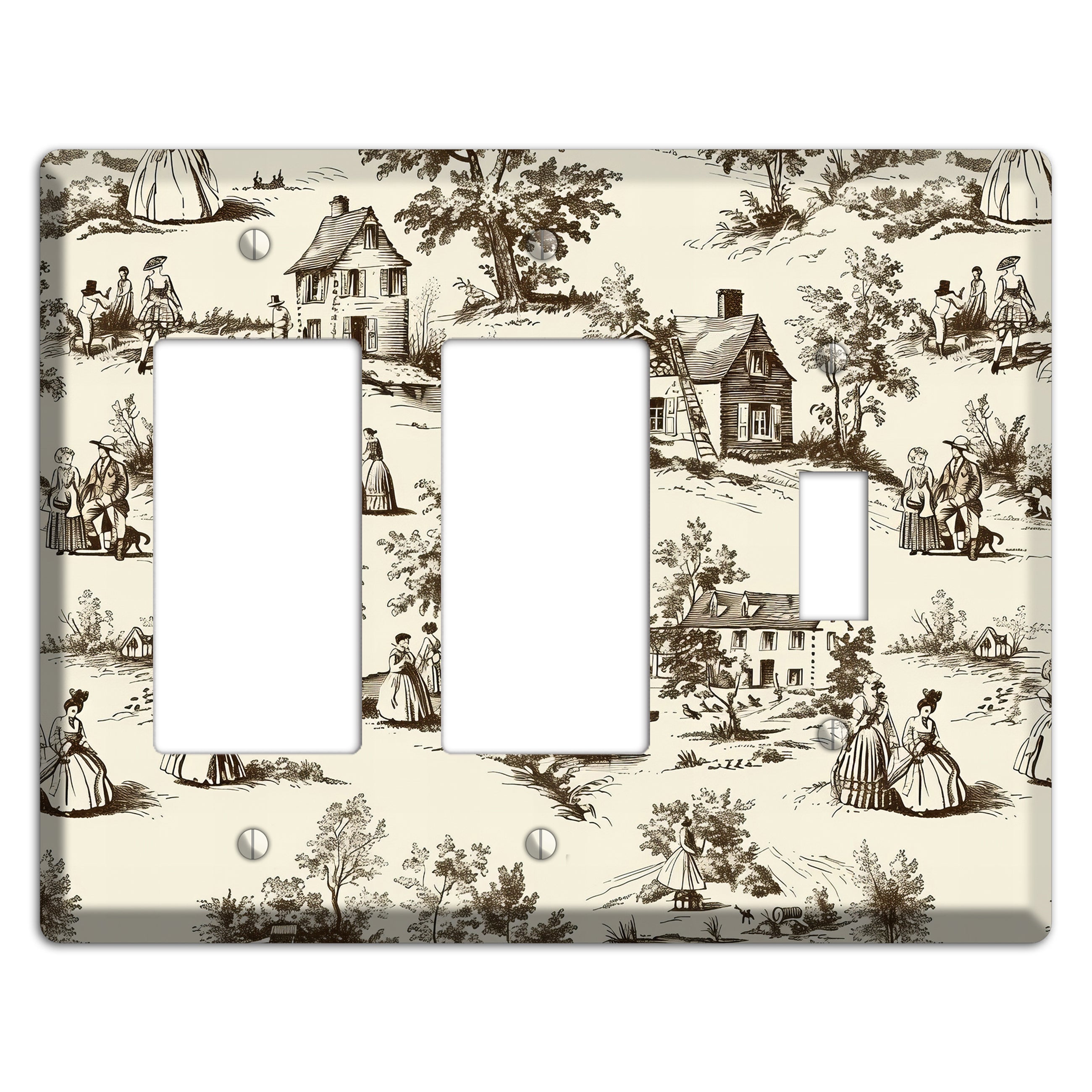Country Promenade 2 Rocker / Toggle Wallplate