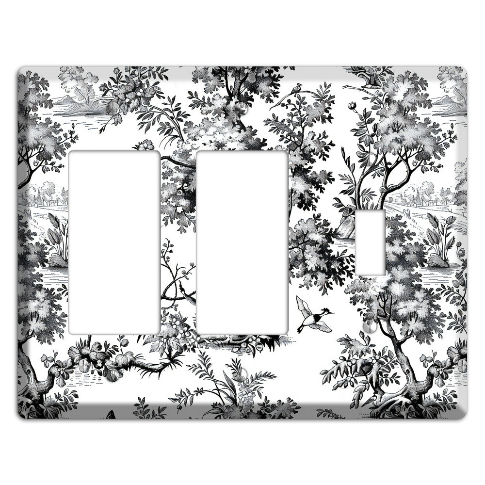 Pastoral Ink Reverie 2 Rocker / Toggle Wallplate