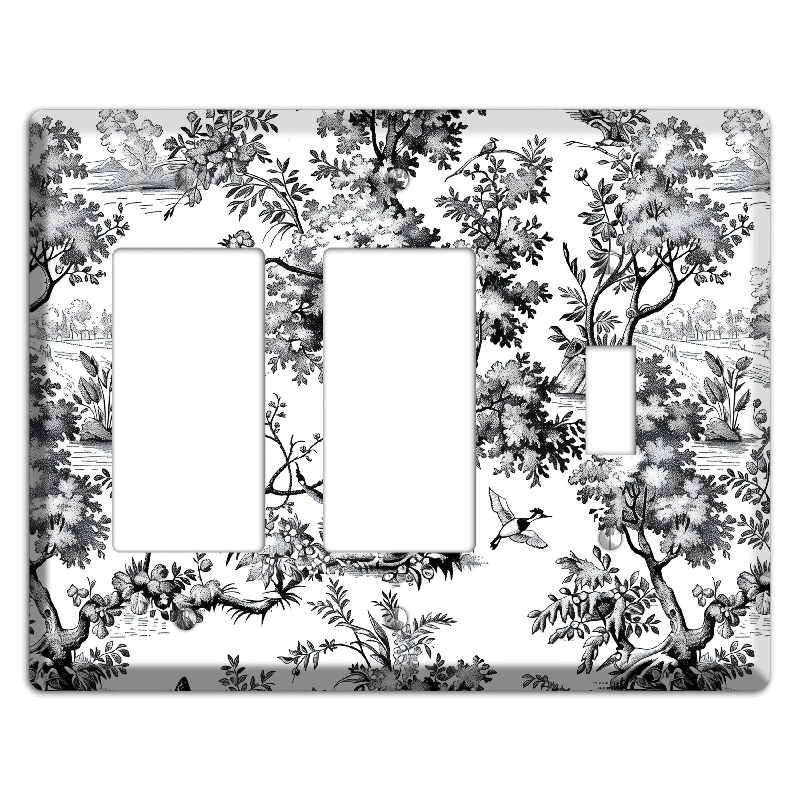 Pastoral Ink Reverie 2 Rocker / Toggle Wallplate