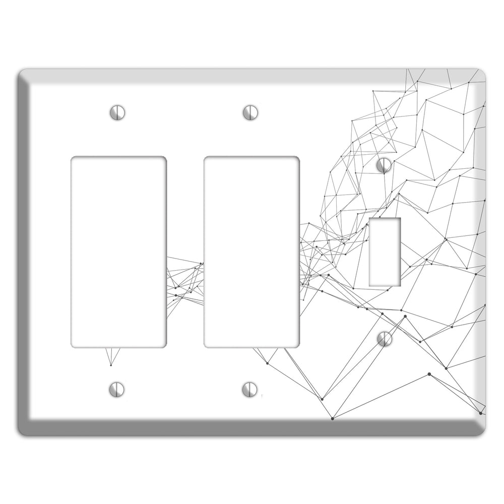 Emergent Mesh Theory 2 Rocker / Toggle Wallplate