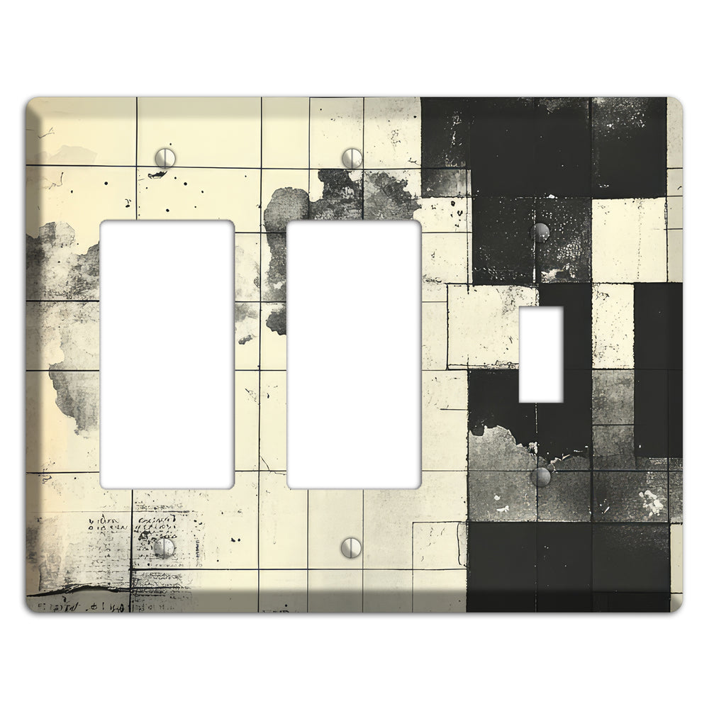Fractured Cartography 2 Rocker / Toggle Wallplate