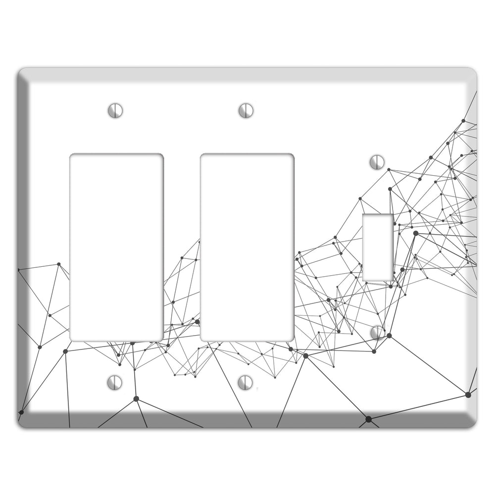 Fractured Cartography 2 Rocker / Toggle Wallplate