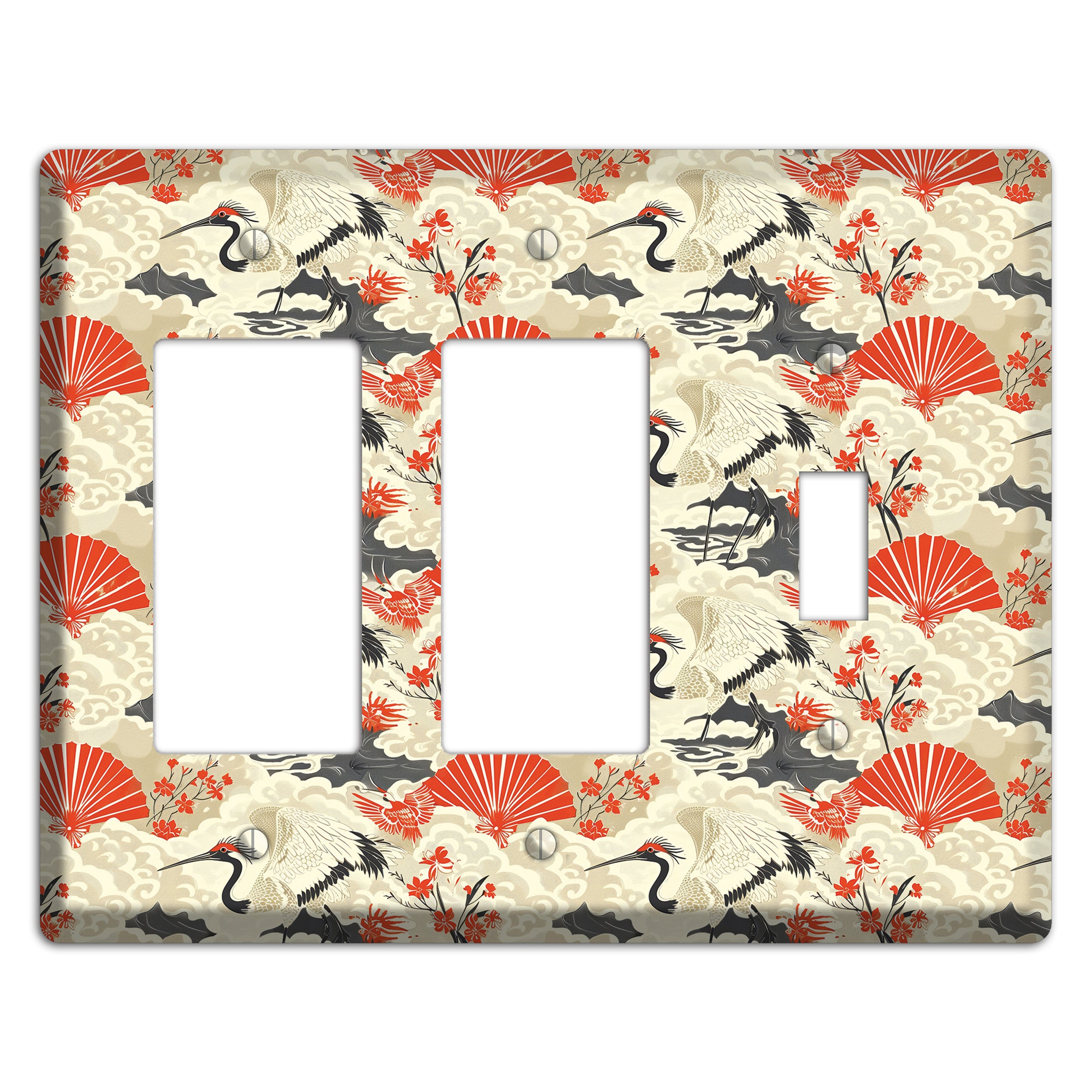 Vermillion Mist Reverie 2 Rocker / Toggle Wallplate