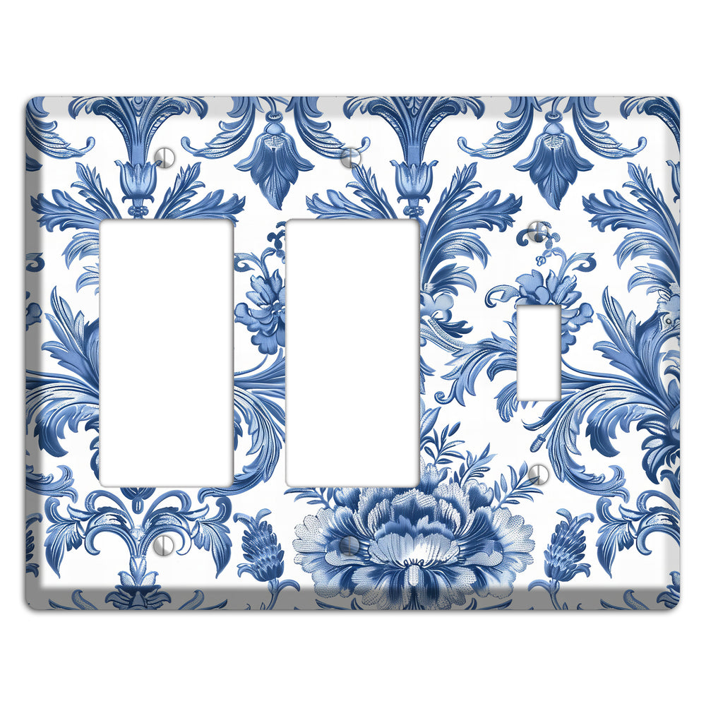 Porcelain Garden Reverie 2 Rocker / Toggle Wallplate