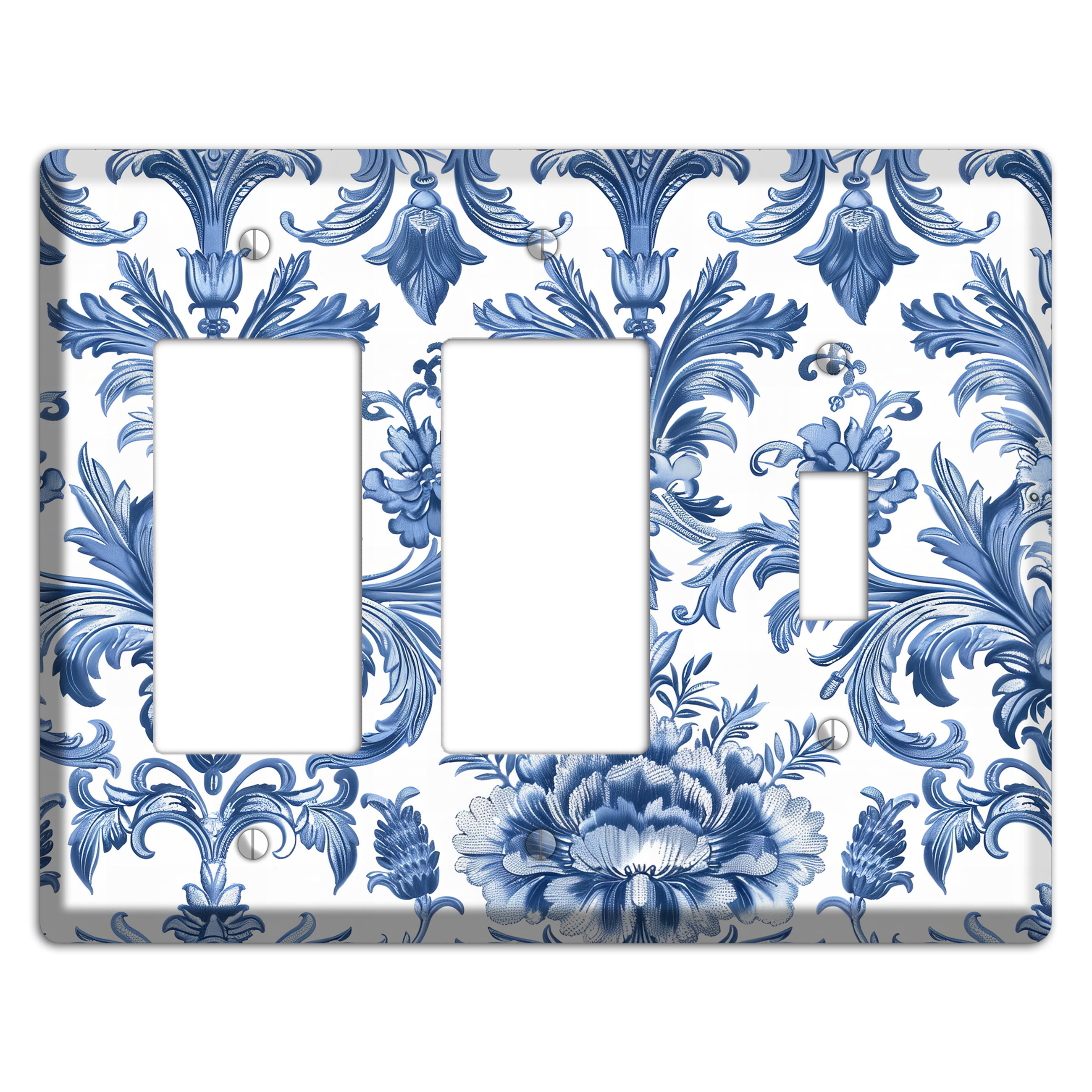 Porcelain Garden Reverie 2 Rocker / Toggle Wallplate