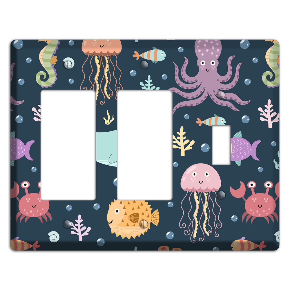 Deep Sea Cuties 2 Rocker / Toggle Wallplate