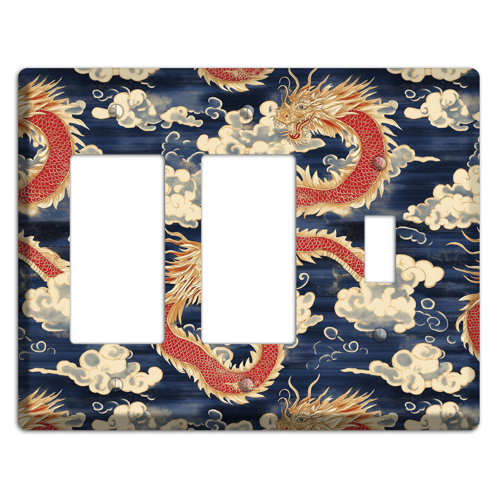 Sovereign Sky Dragons 2 Rocker / Toggle Wallplate
