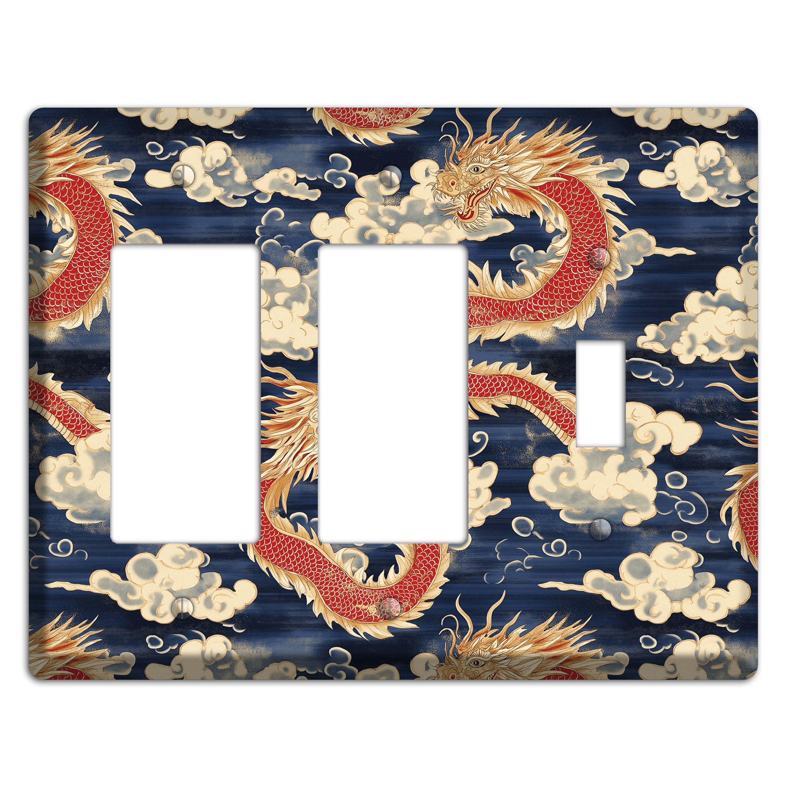 Sovereign Sky Dragons 2 Rocker / Toggle Wallplate