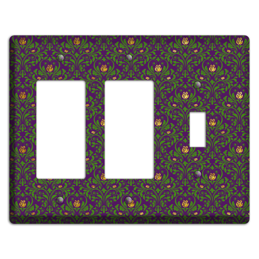 Jester‚Äôs Damask 2 Rocker / Toggle Wallplate