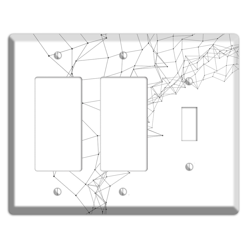 Neural Drift Lines 2 Rocker / Toggle Wallplate