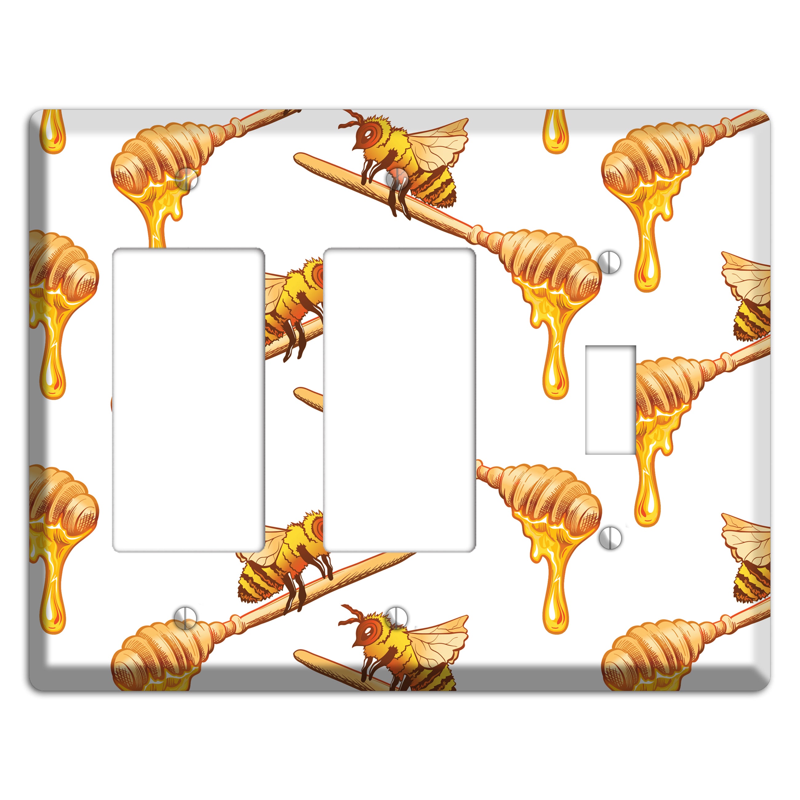 Honey Dipper Scatter 2 Rocker / Toggle Wallplate