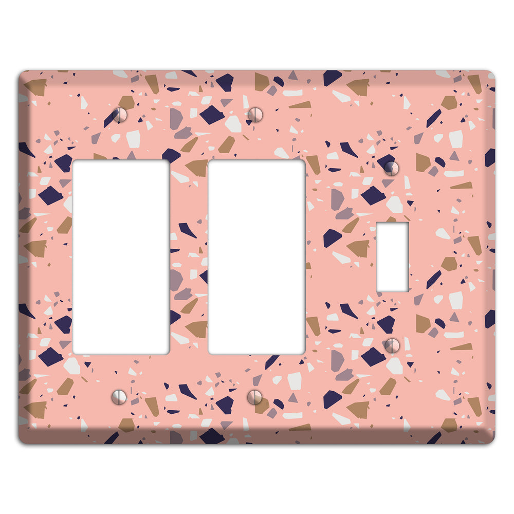 Blush Quarry 2 Rocker / Toggle Wallplate