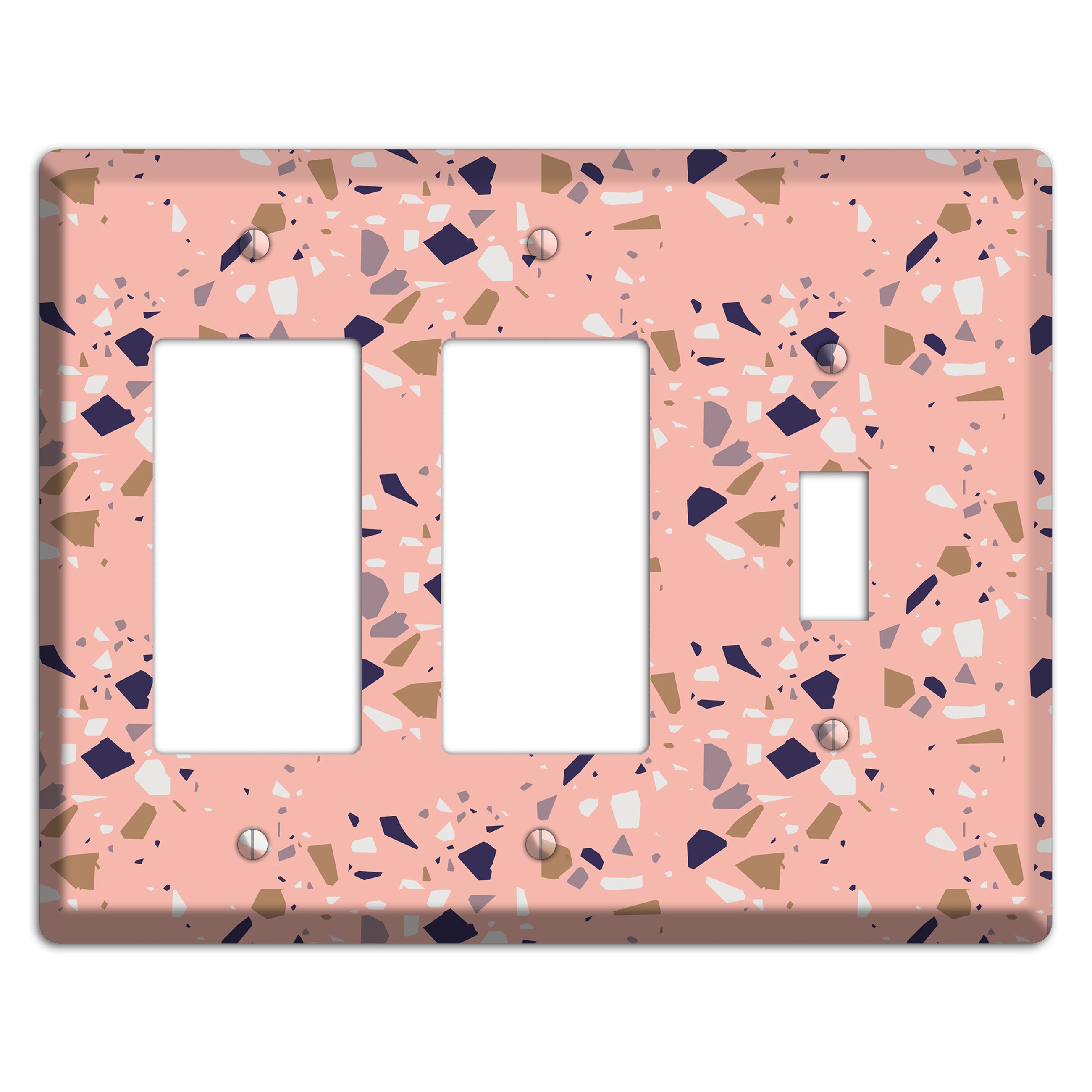 Blush Quarry 2 Rocker / Toggle Wallplate