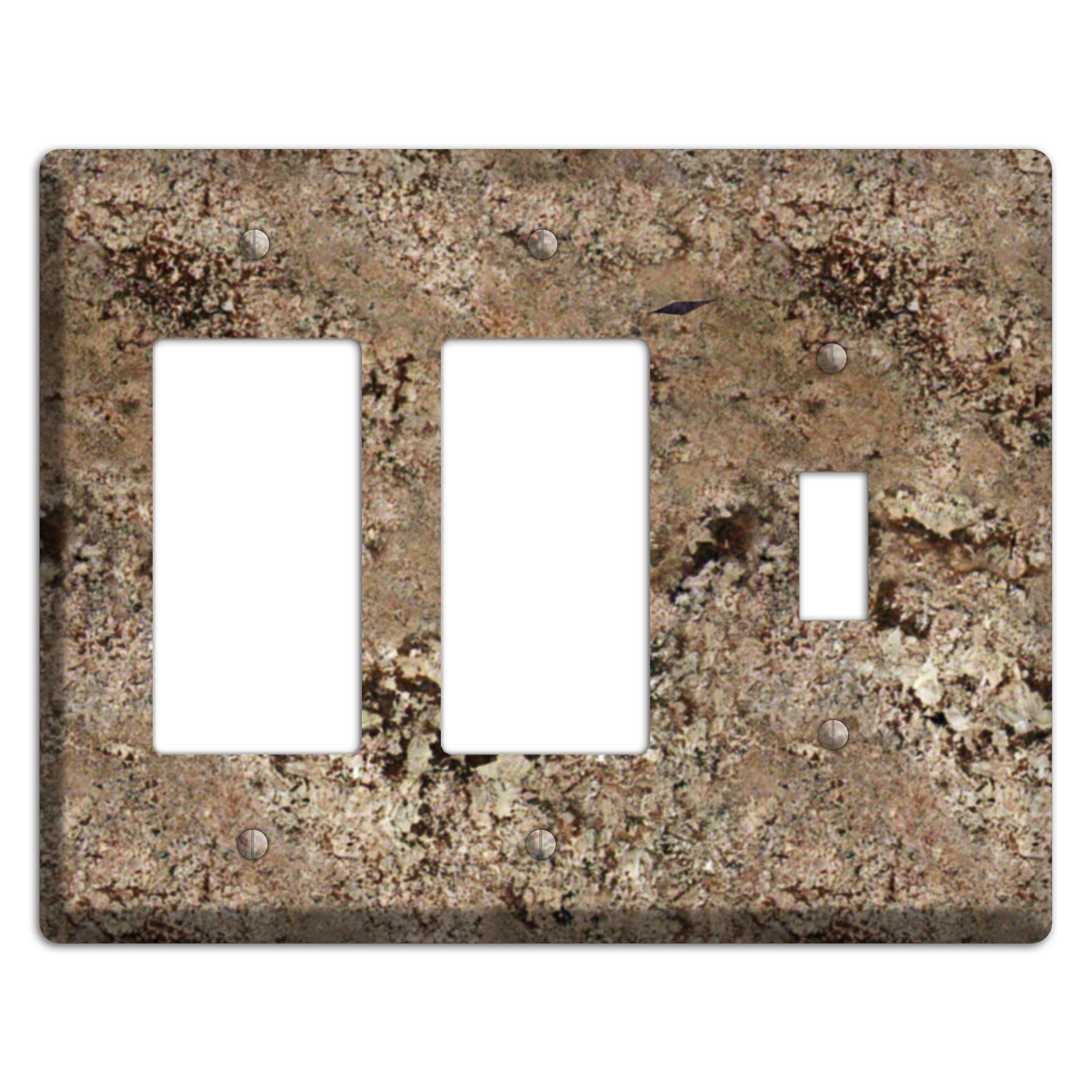 Crema Bordeaux Granite 2 Rocker / Toggle Wallplate