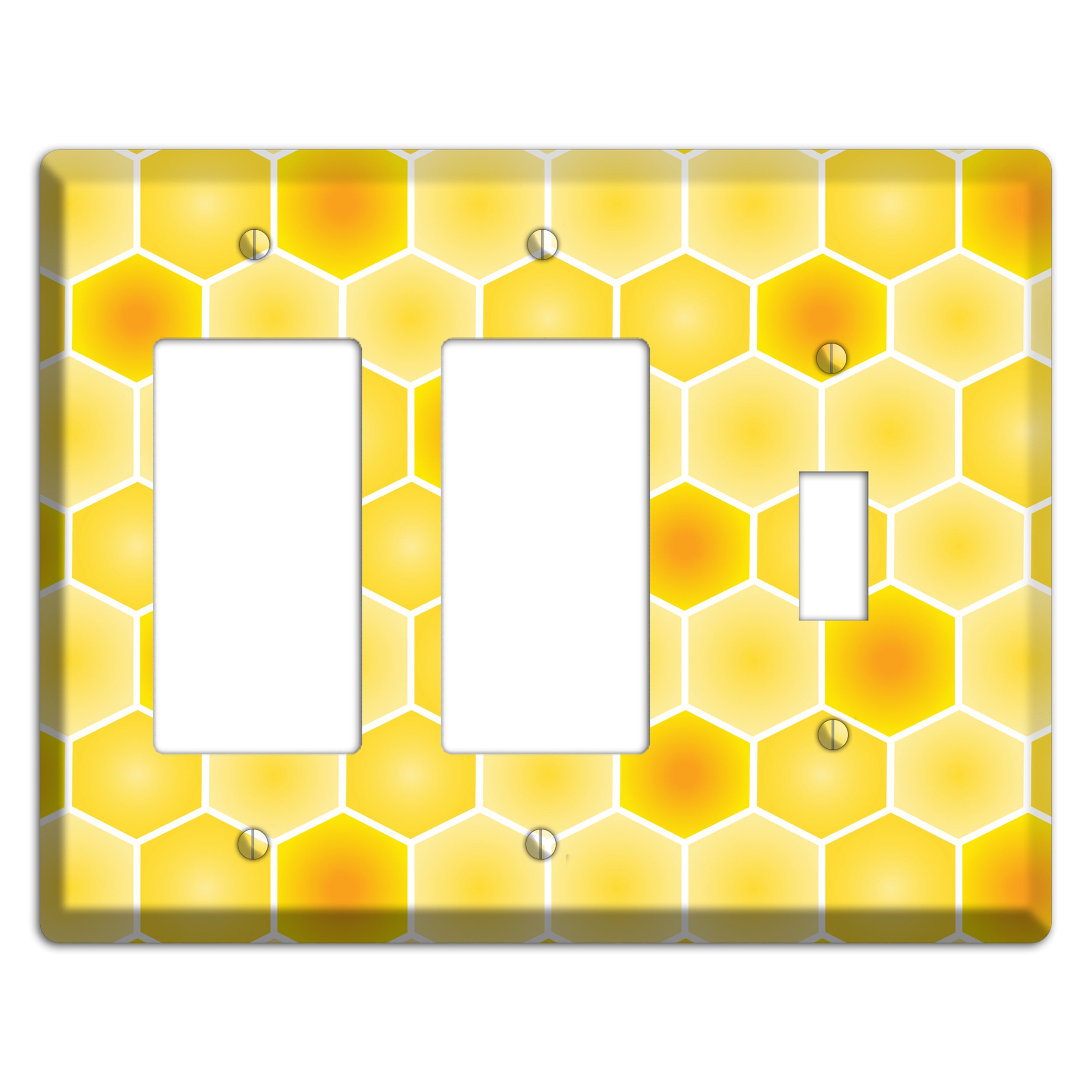 Liquid Gold Lattice 2 Rocker / Toggle Wallplate