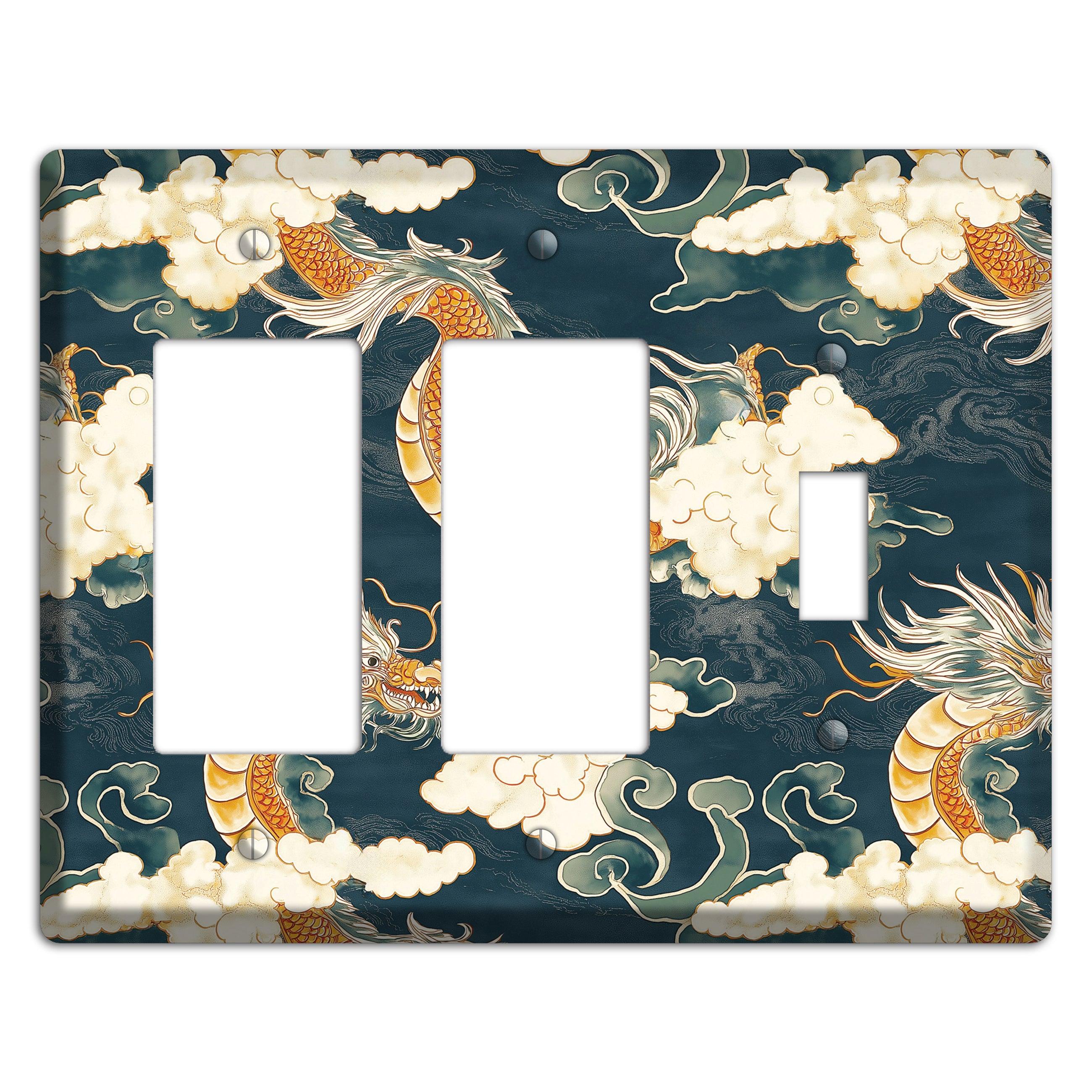 Celestial Serpent Sky 2 Rocker / Toggle Wallplate