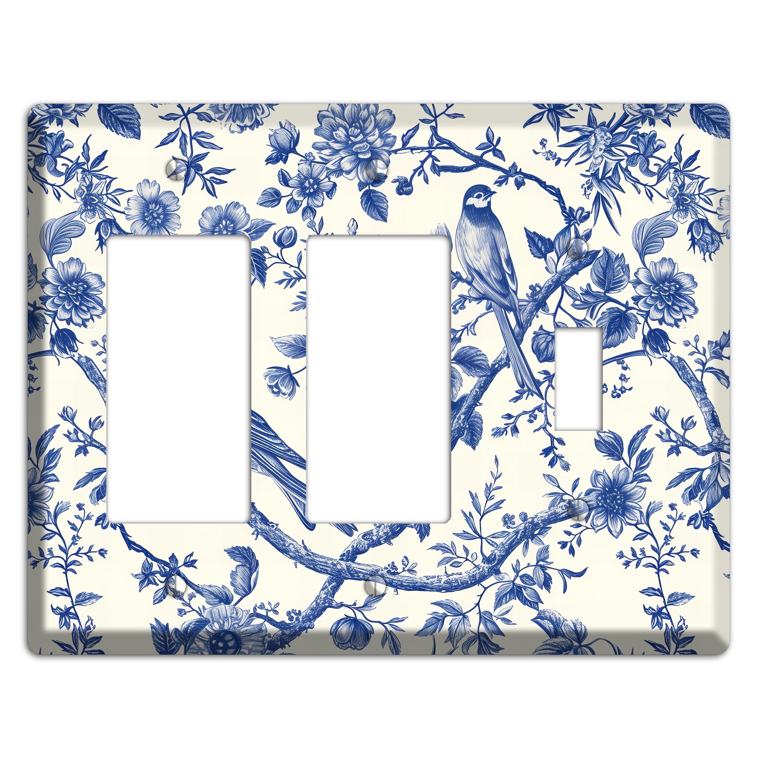 Willow Song Garden 2 Rocker / Toggle Wallplate