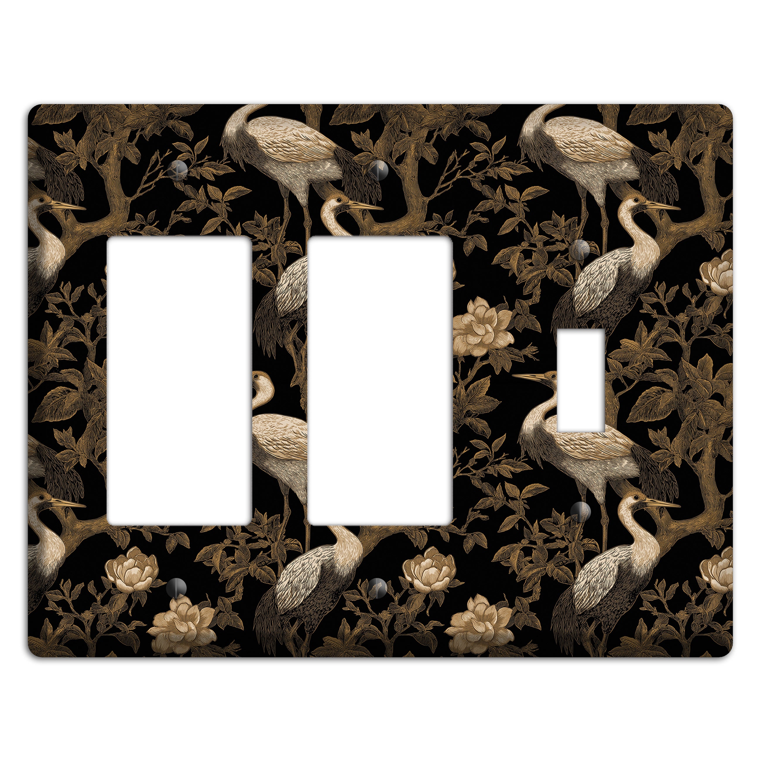 Obsidian Heron Dusk 2 Rocker / Toggle Wallplate