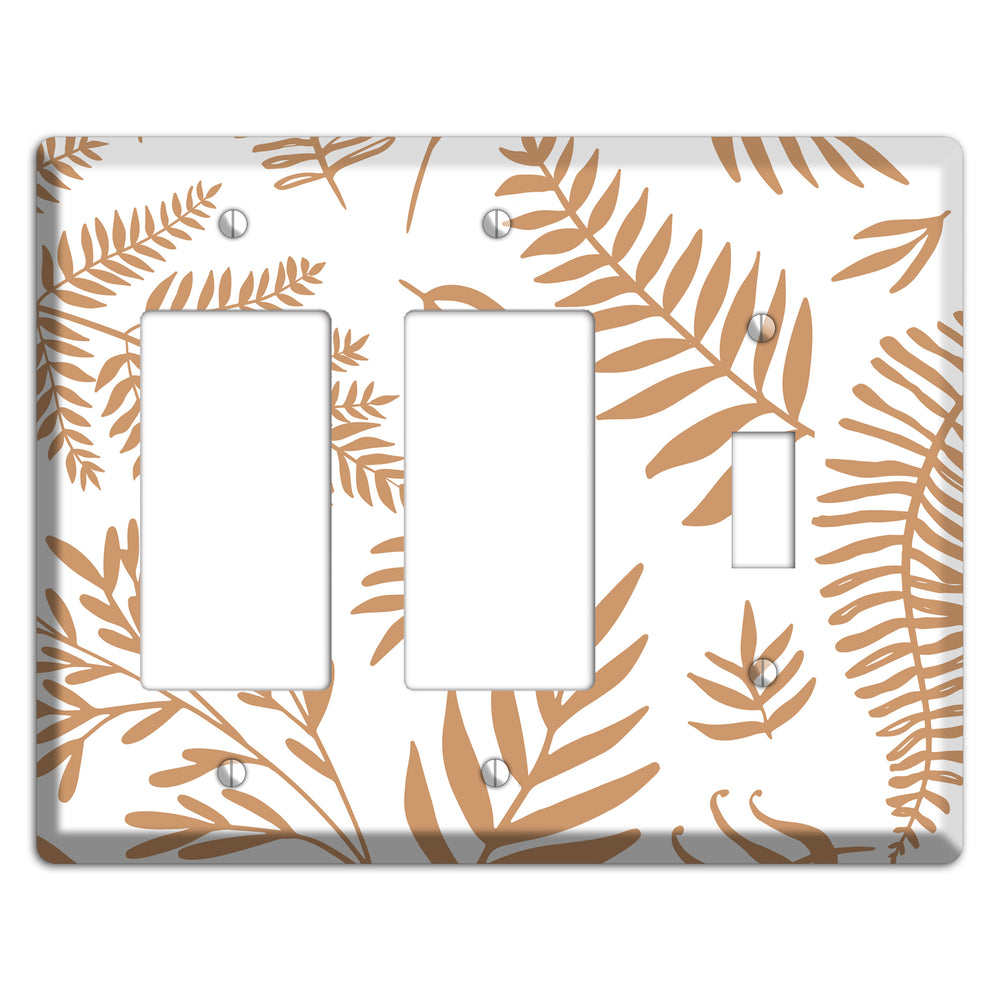 Scattered Fronds 2 Rocker / Toggle Wallplate