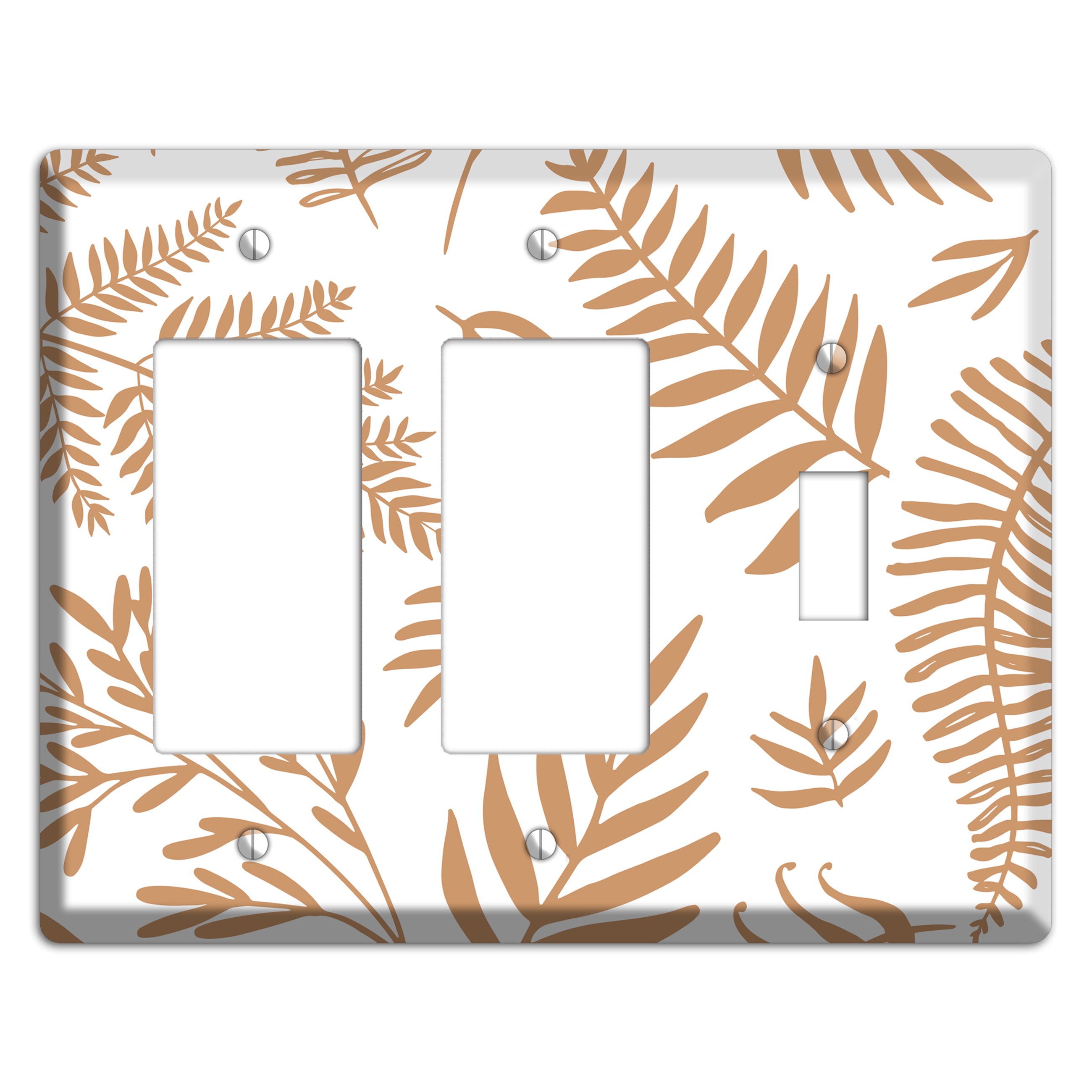 Scattered Fronds 2 Rocker / Toggle Wallplate