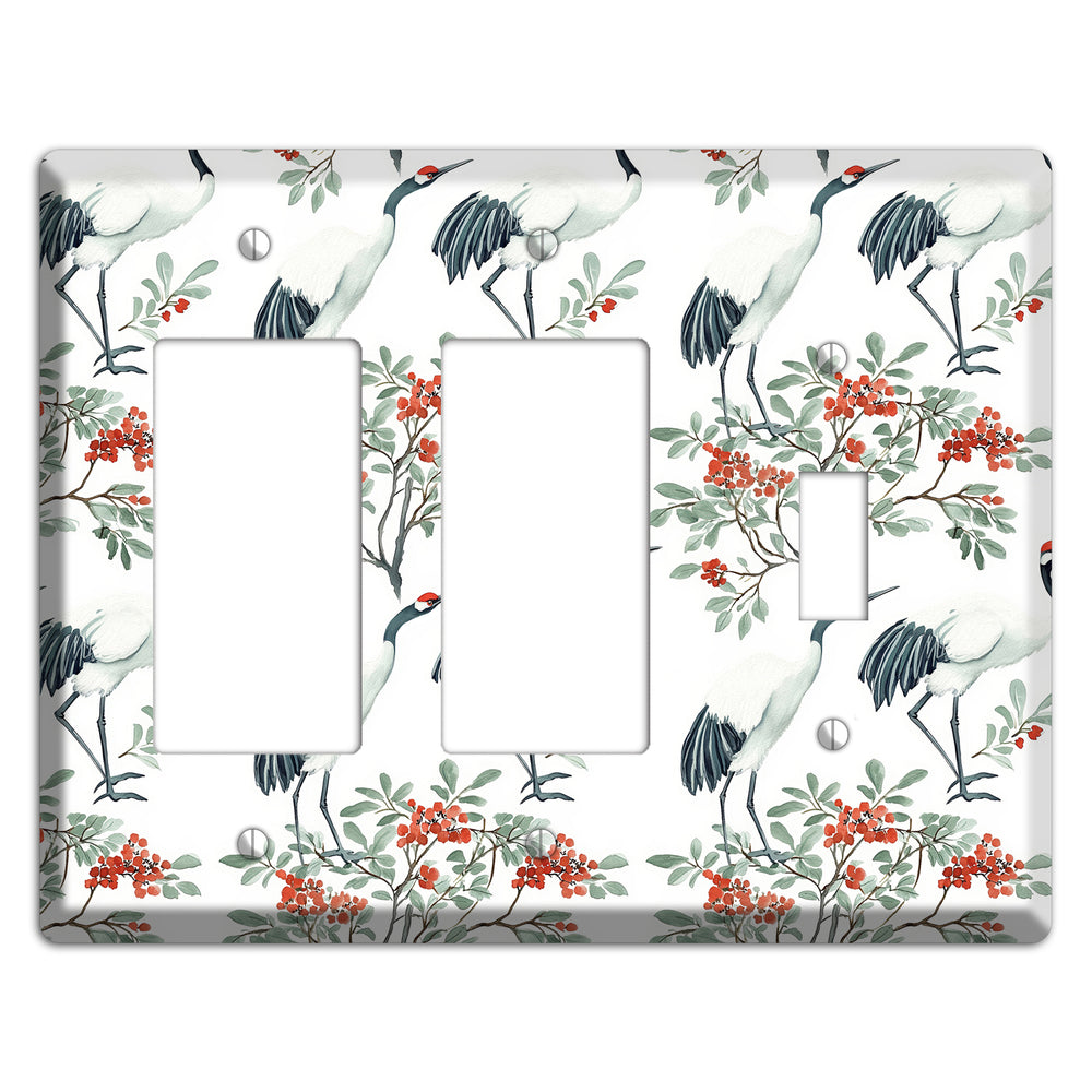Scarlet Crown Reverie 2 Rocker / Toggle Wallplate