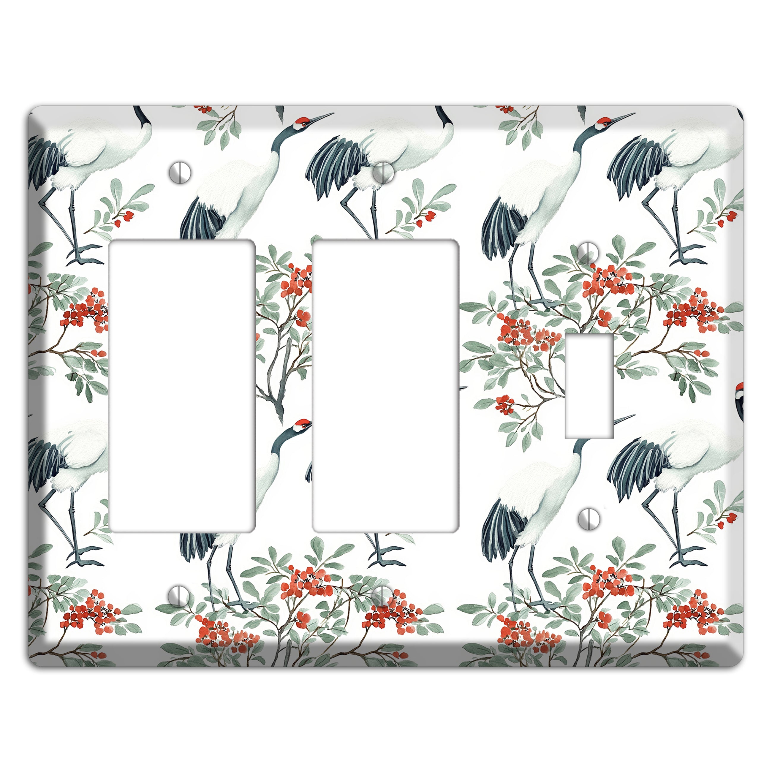 Scarlet Crown Reverie 2 Rocker / Toggle Wallplate