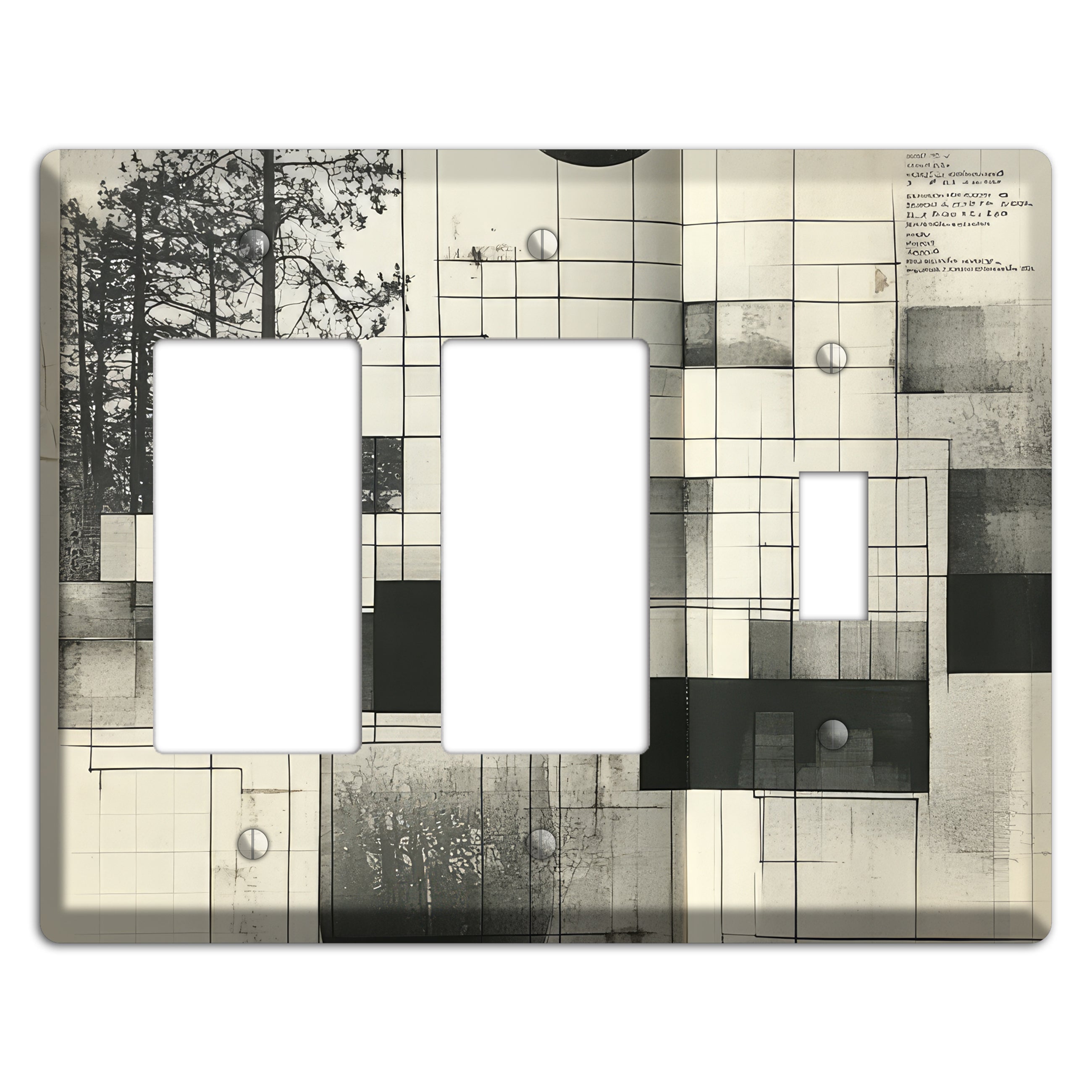 Cartographer's Dream 2 Rocker / Toggle Wallplate