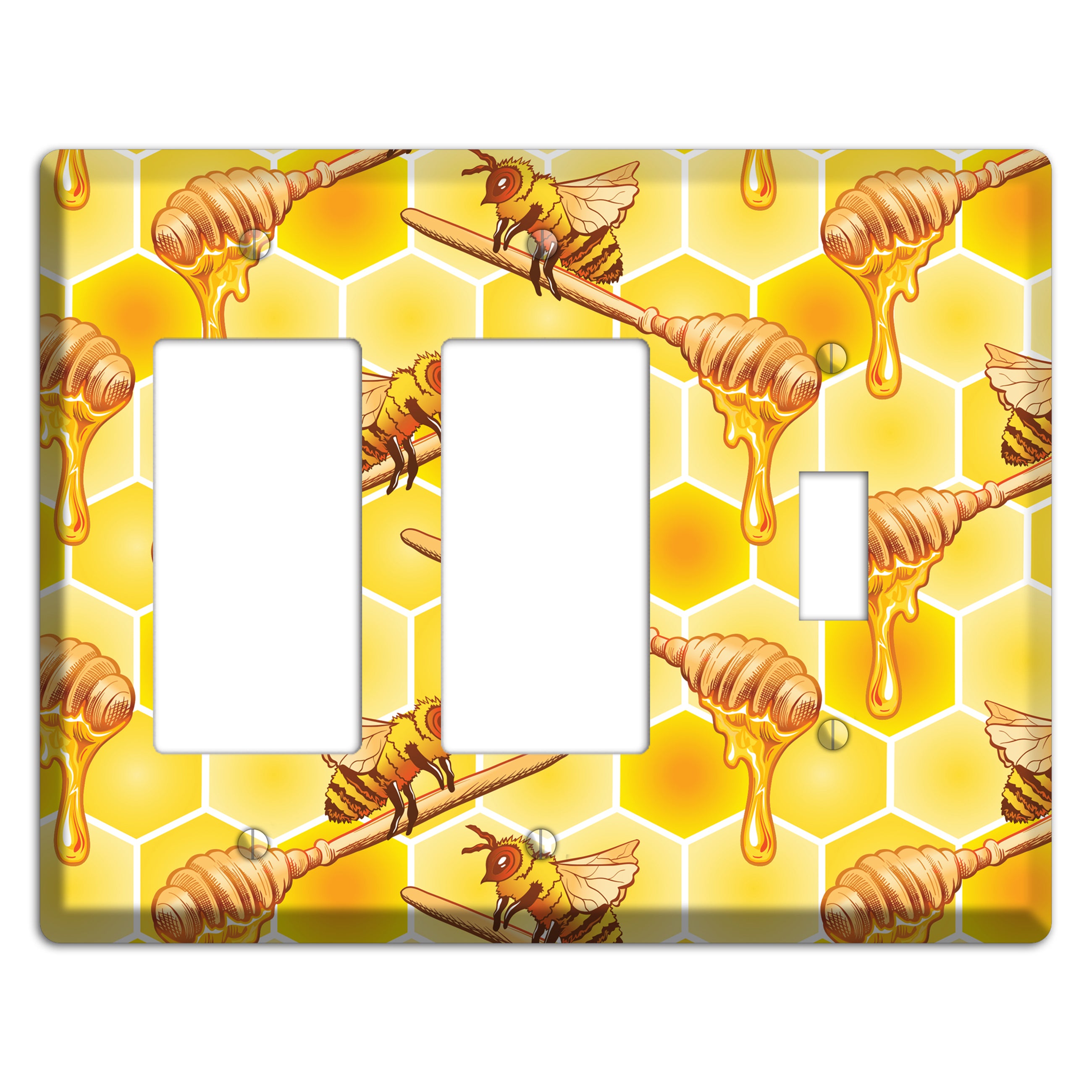 Honeyed Vigil 2 Rocker / Toggle Wallplate