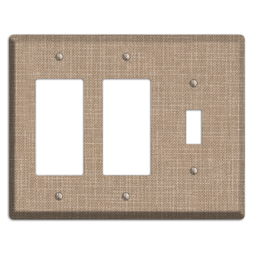 Linen Shore 2 Rocker / Toggle Wallplate