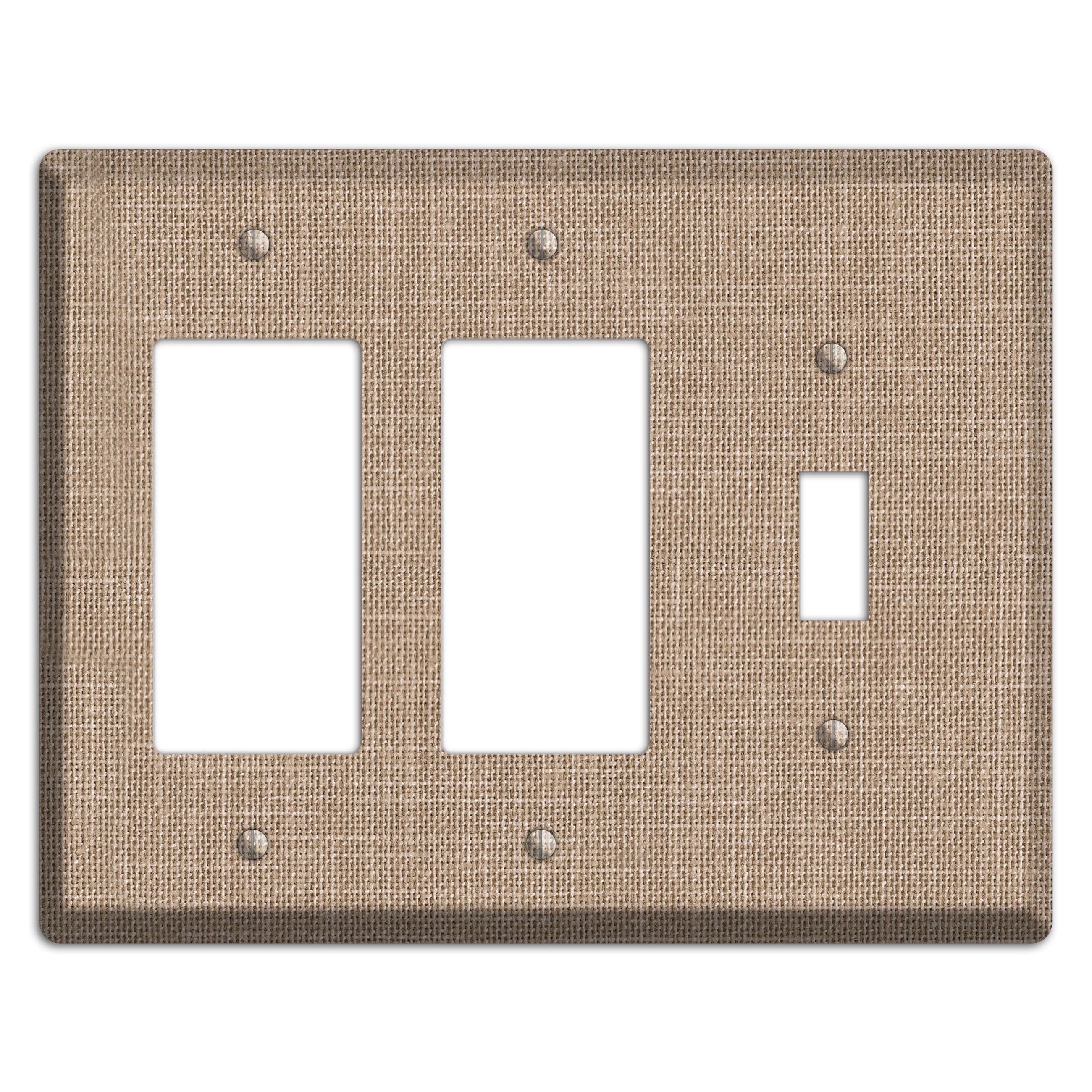 Linen Shore 2 Rocker / Toggle Wallplate