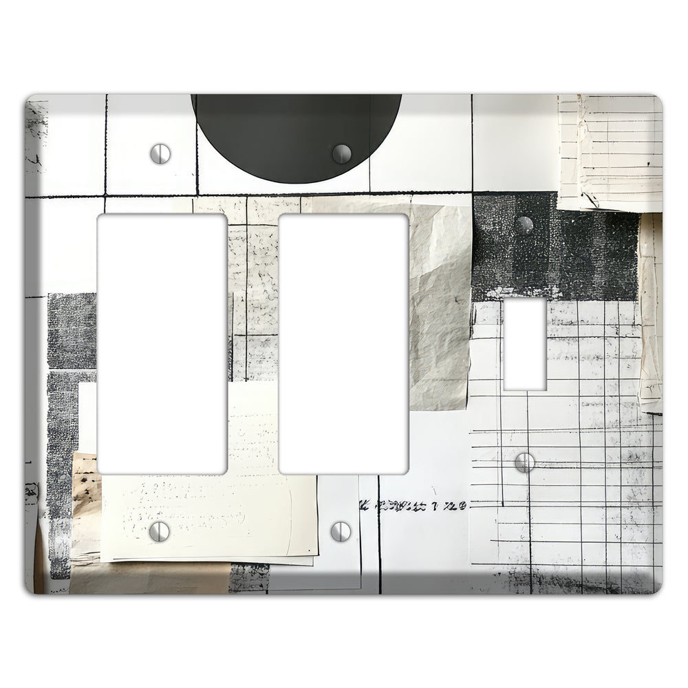 Paper & Memory 2 Rocker / Toggle Wallplate