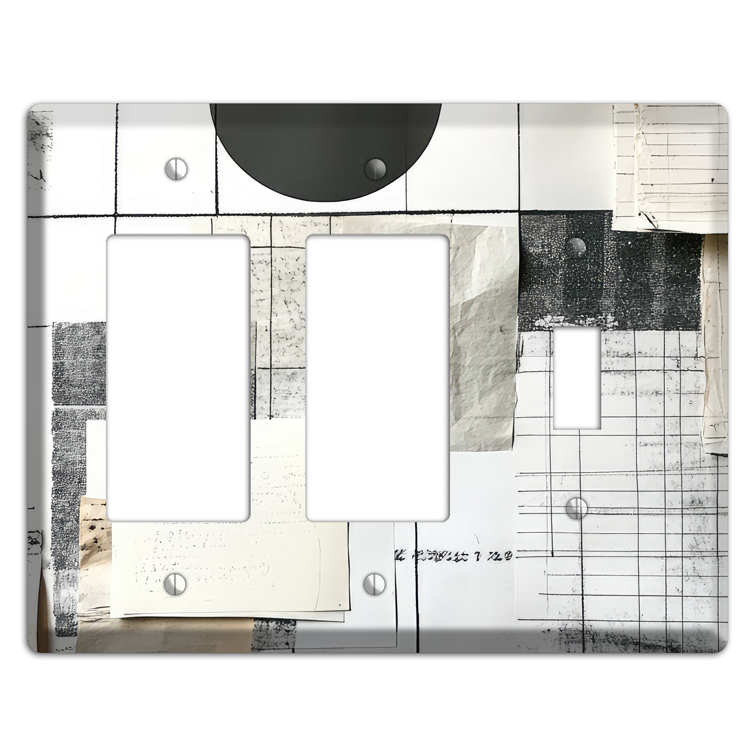 Paper & Memory 2 Rocker / Toggle Wallplate