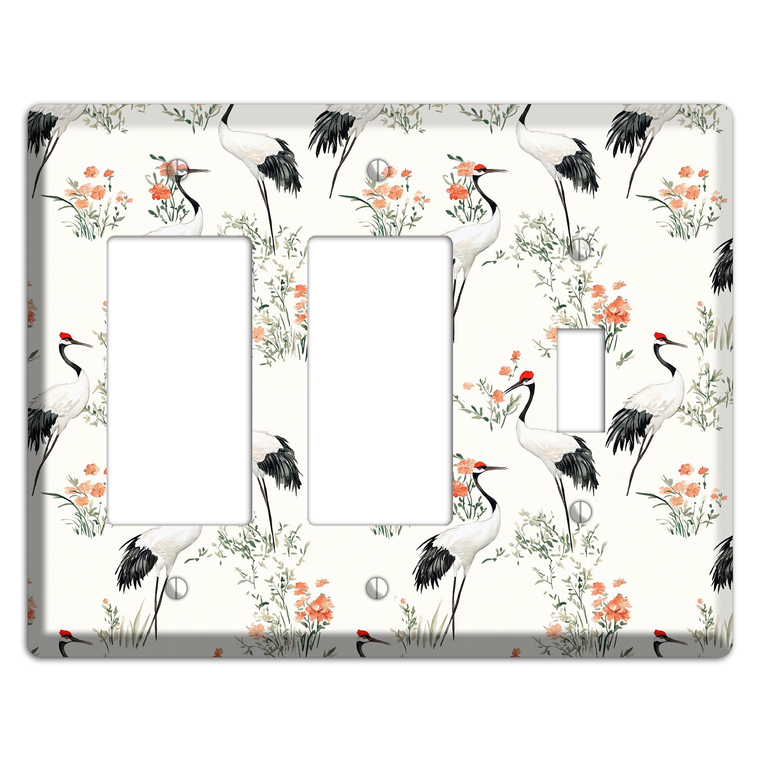 Coral Meadow Flight 2 Rocker / Toggle Wallplate