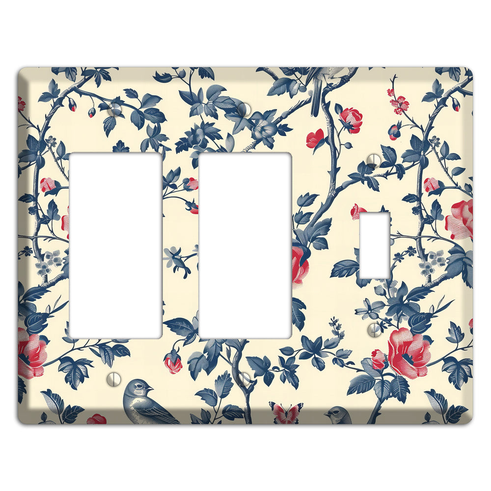 Songbirds & Thorns 2 Rocker / Toggle Wallplate