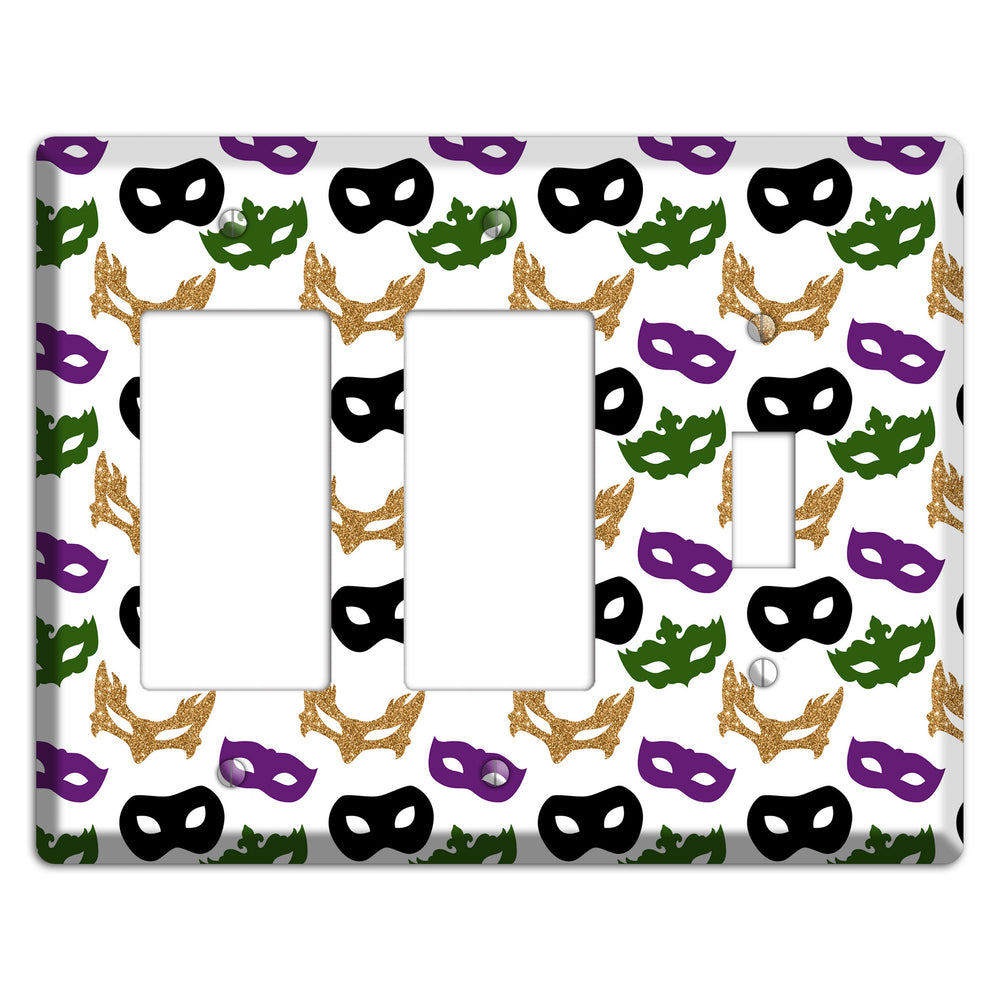 Masquerade Mosaic 2 Rocker / Toggle Wallplate